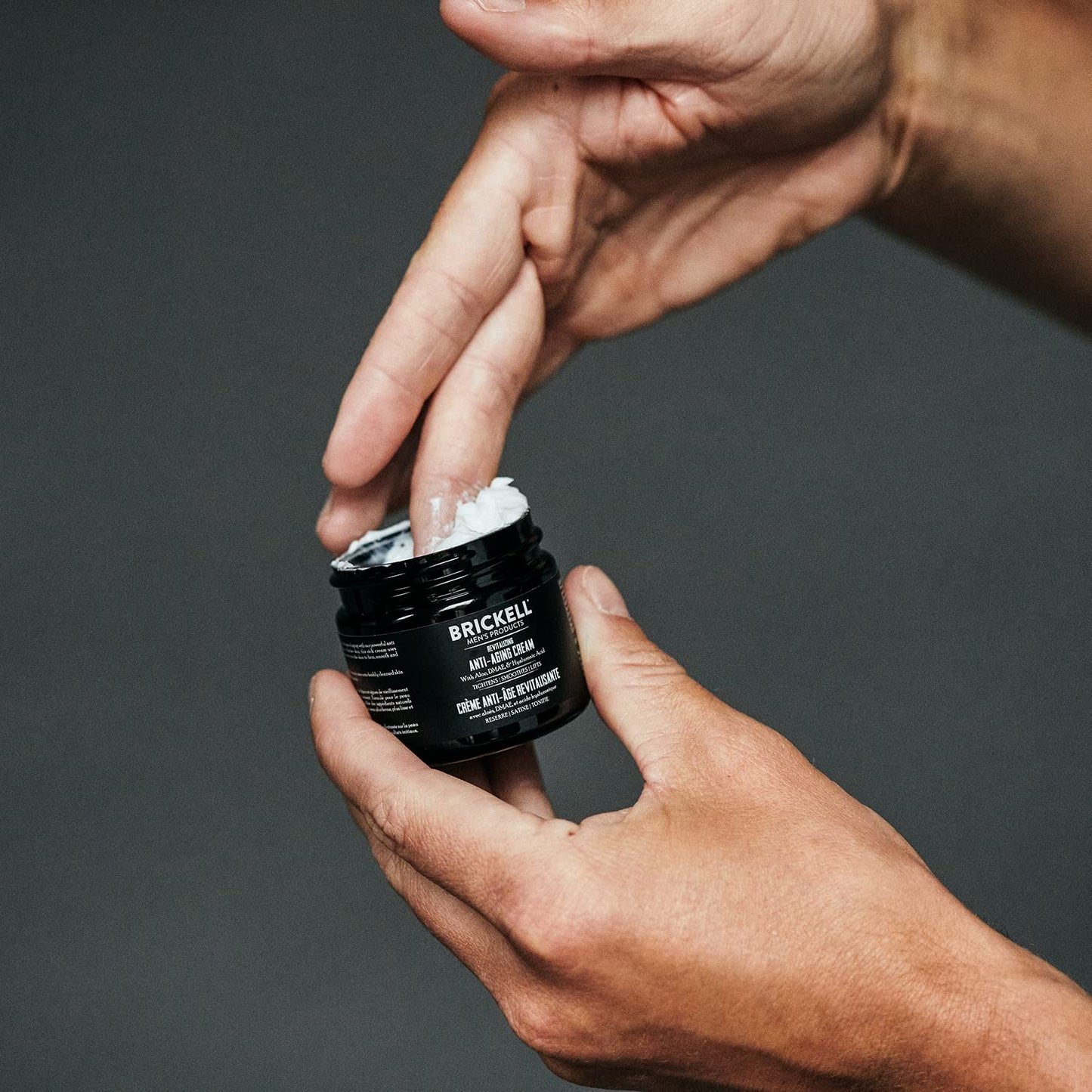 Brickell Men's Revitalizing Anti-Aging Cream For Men, Face Moisturizer For Face To Reduce Fine Lines and Wrinkles, Natural and Organic Anti Wrinkle Night Face Cream, 2 Ounce, Scented