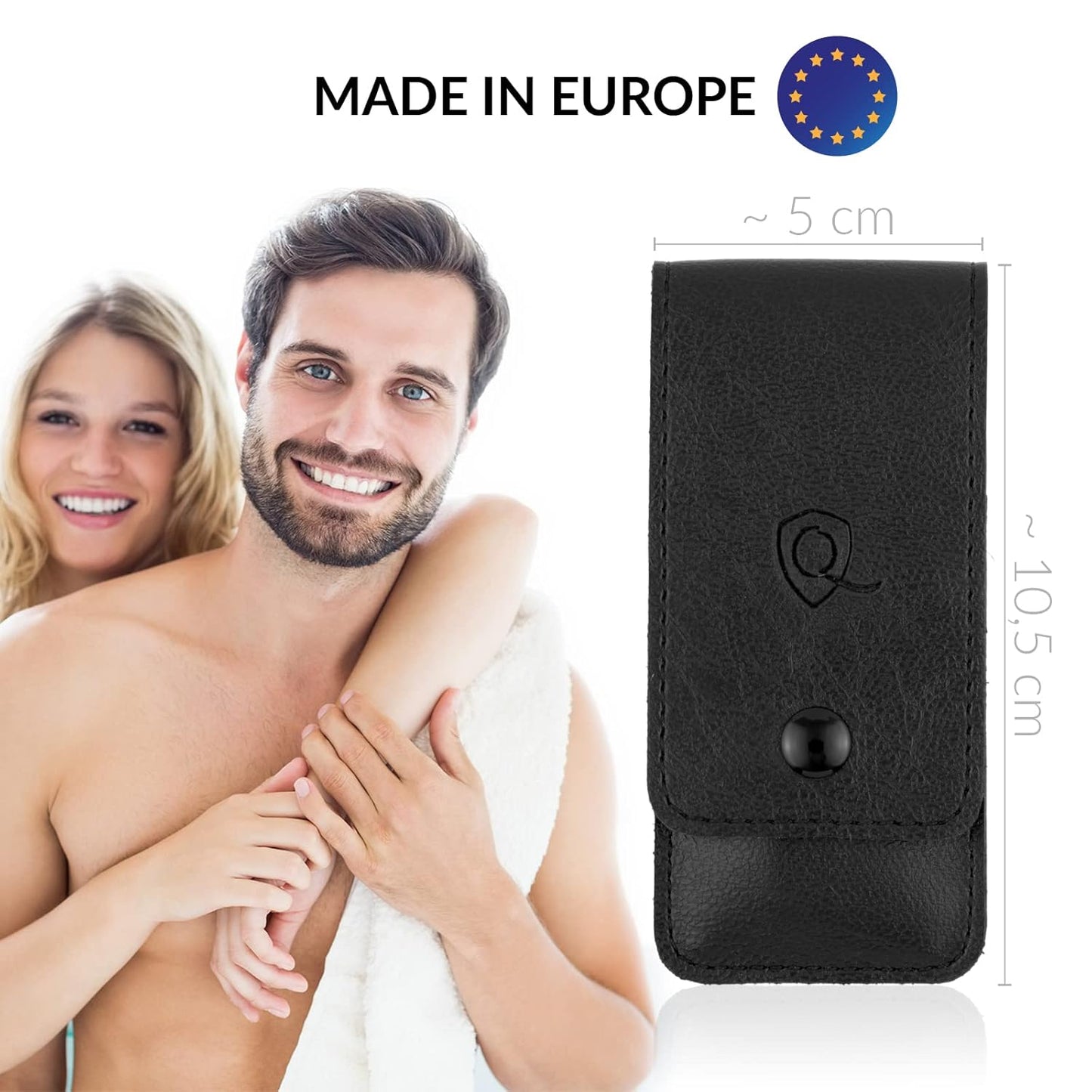 marQus manicure set 4-piece travel set with file from Solingen nail care set nail scissors set and nail set