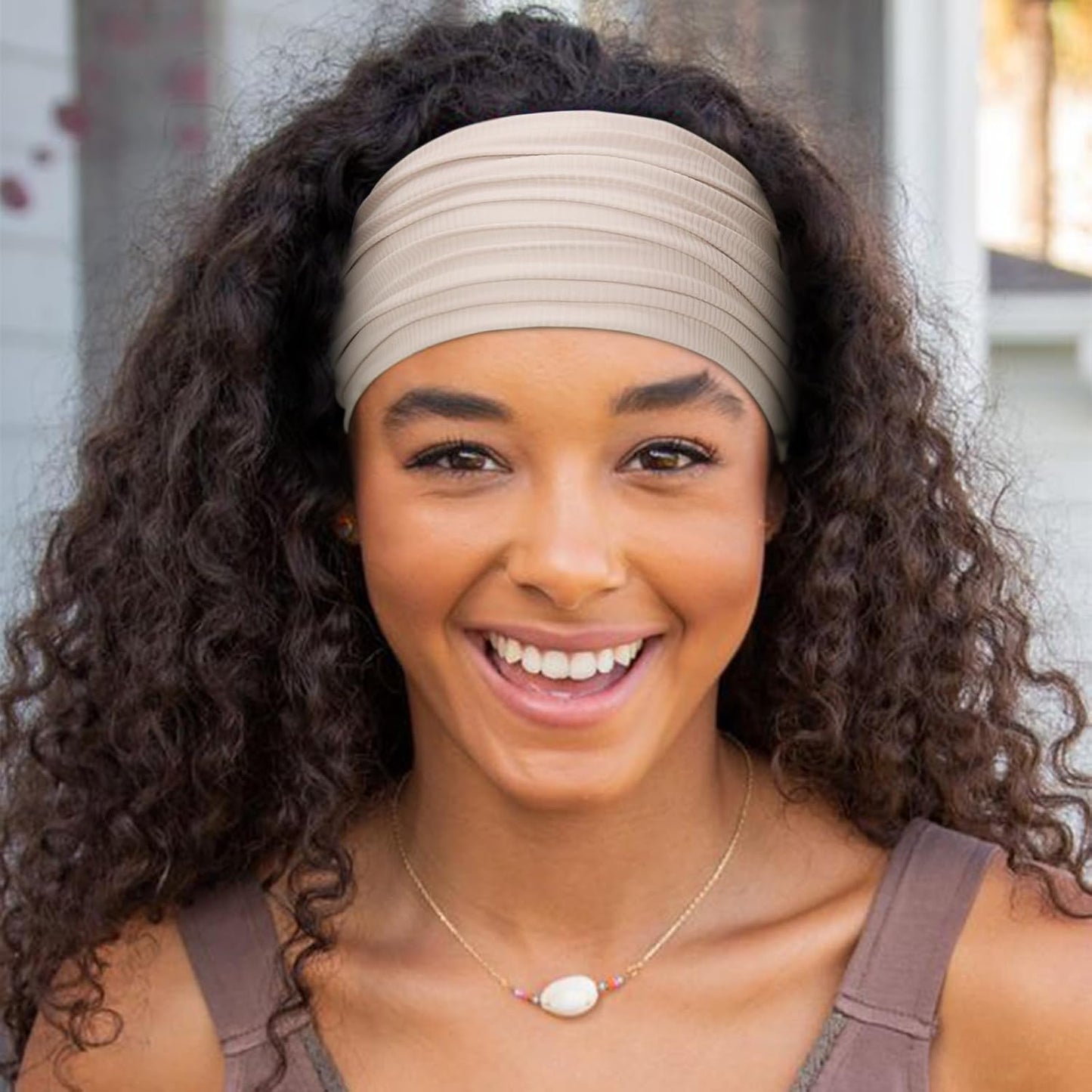 DRESHOW 4 Pack Turban Headbands for Women Wide Vintage Head Wraps Knotted Cute Hair Band Accessories