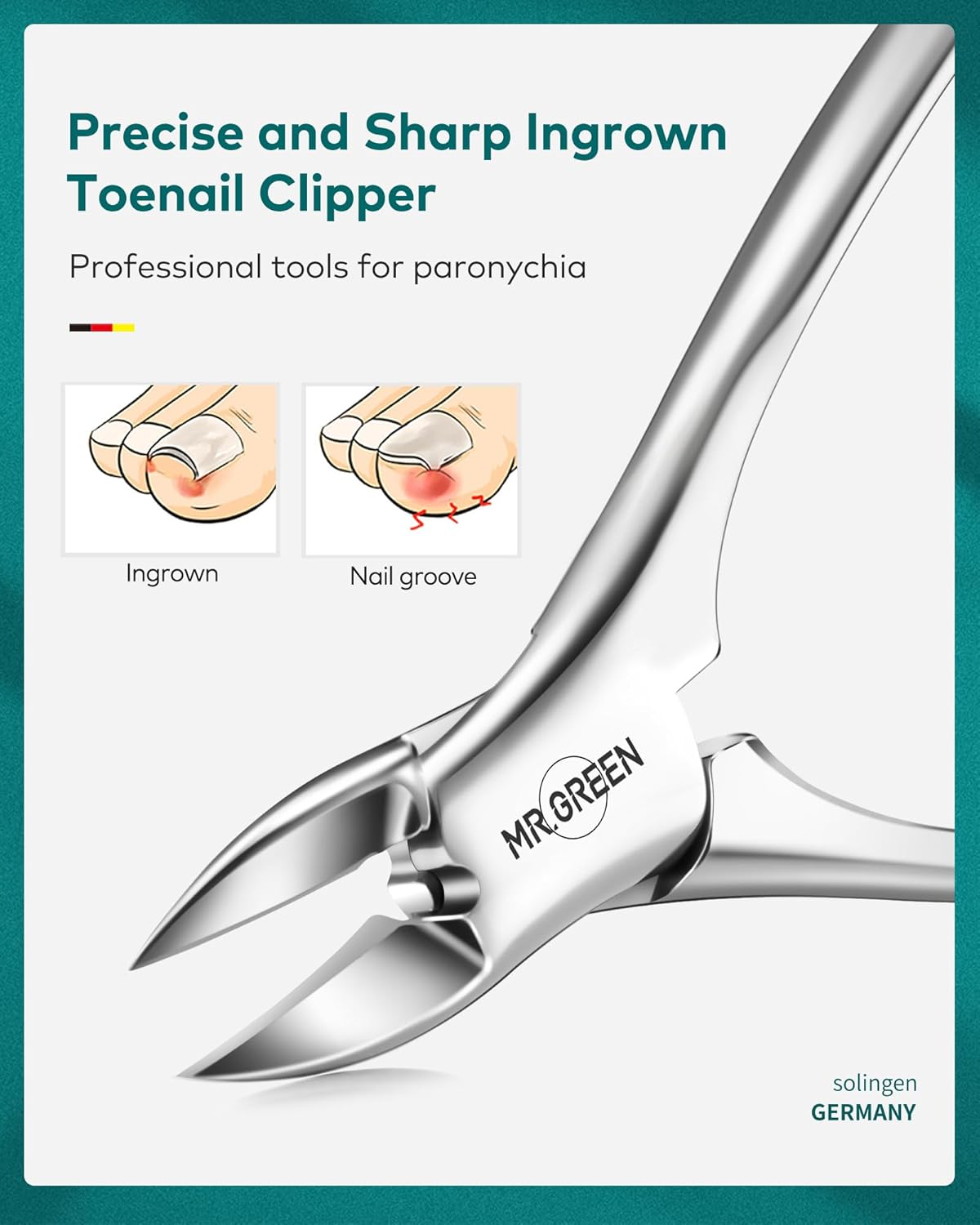 Manicure Set, Pedicure Sets, Nail Clipper Sets, Stainless Steel Professional Nail Cutter Kits with Travel Case (12 Count)