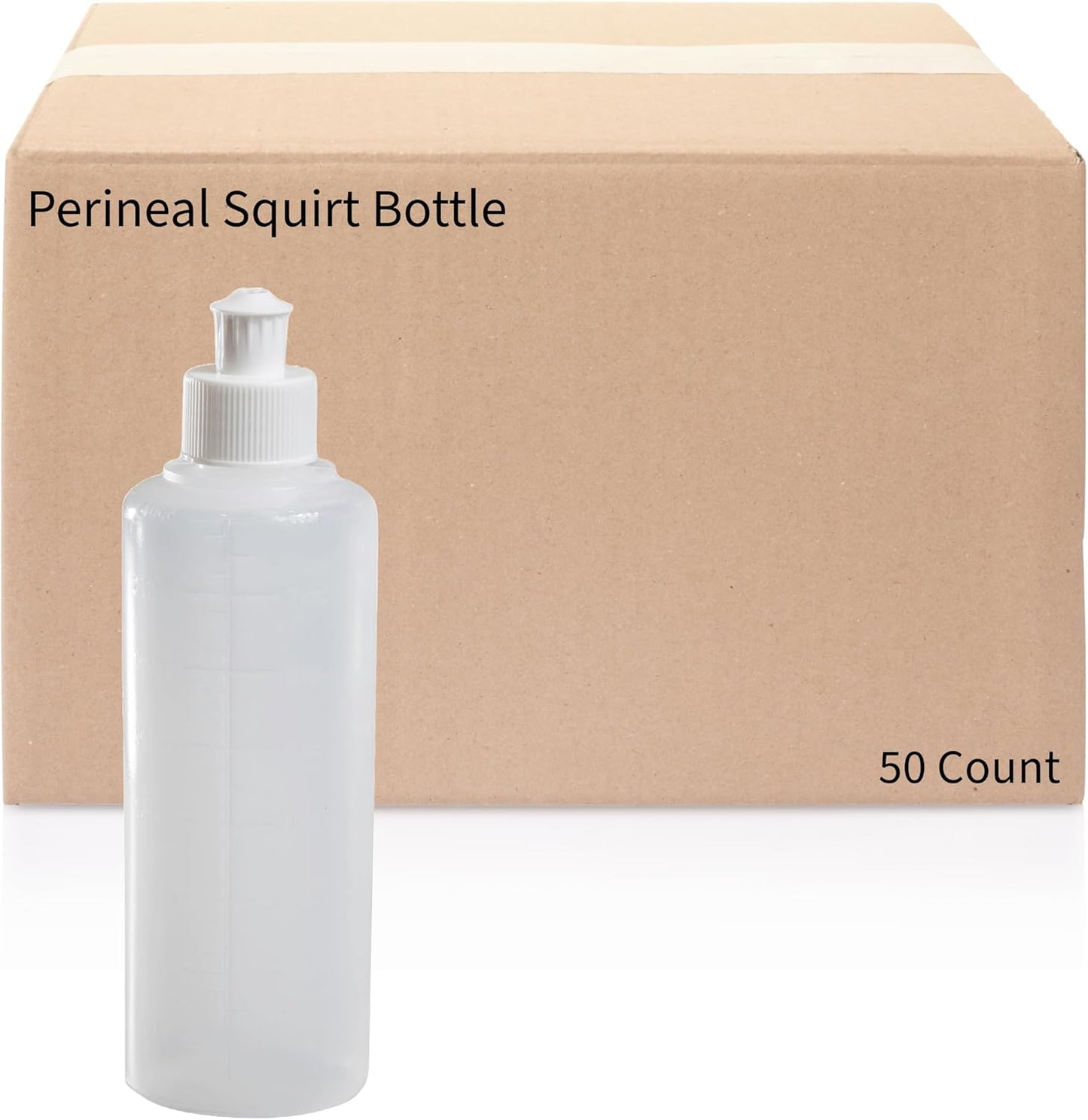 Vakly Perineal Squirt Bottle, Postpartum Lavette Irrigation Peri Wash Bottle, Refillable Cleansing Bottles for New Moms, Hemorrhoids or Bidet Use (50)