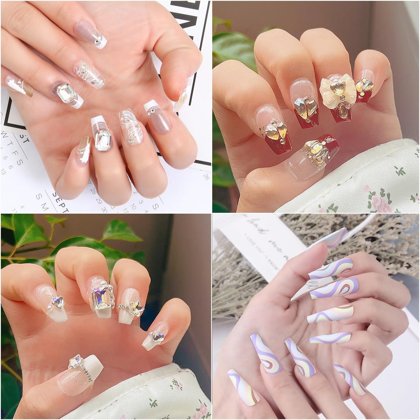 Nail Glue,Super Strong & Long-Lasting & Ultra Quick 40PCS Nail Glue for Acrylic Nails Press on Nails Professional Nail Gel for Stick On Nail Tips & Acrylic Nails & Nail Art Supplies 0.07OZ/PCS