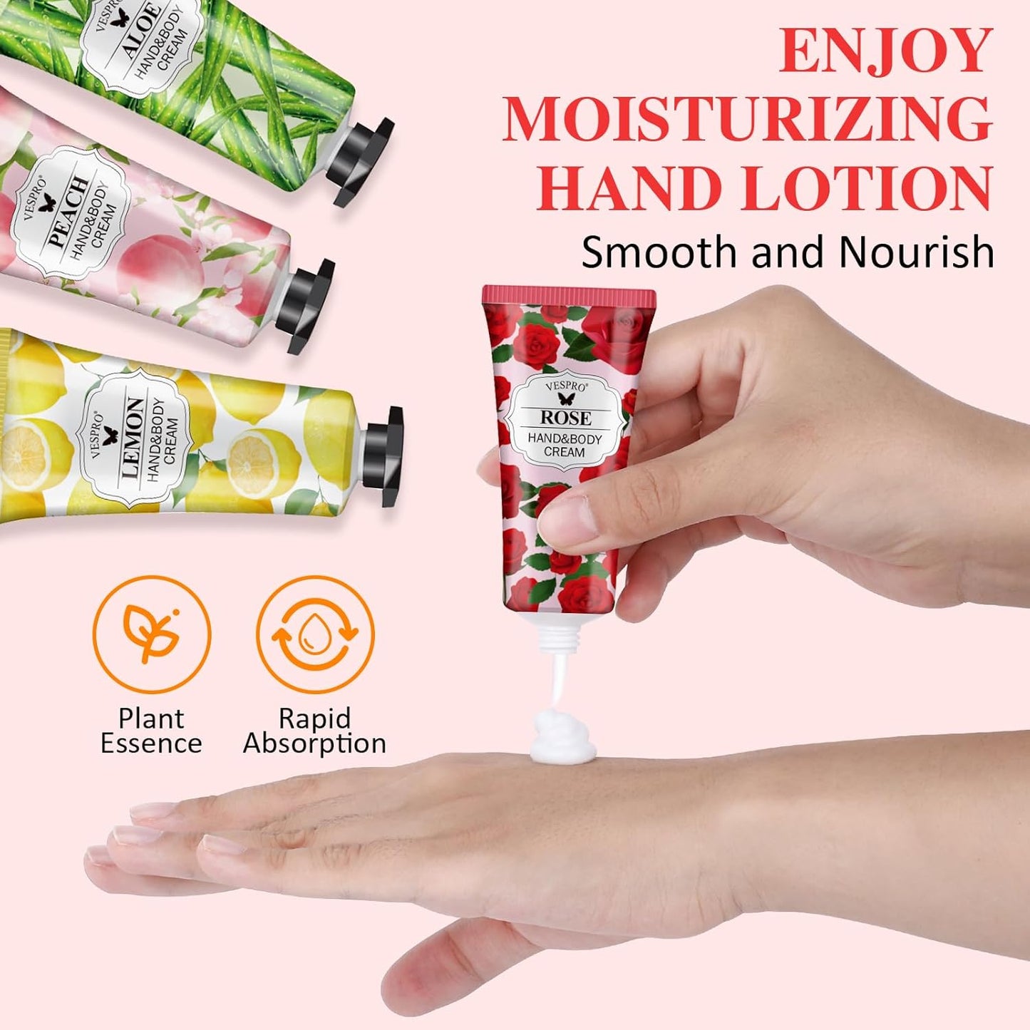 210 Pack Moisturizing Hand Cream Gifts Set, Stocking Stuffers for Wome, Hand Lotion Travel Size for Dry Cracked Hands, Bulk Hand Lotion for Christmas Gifts, Mom Gifts, Bridesmaid Gifts, Small Gifts