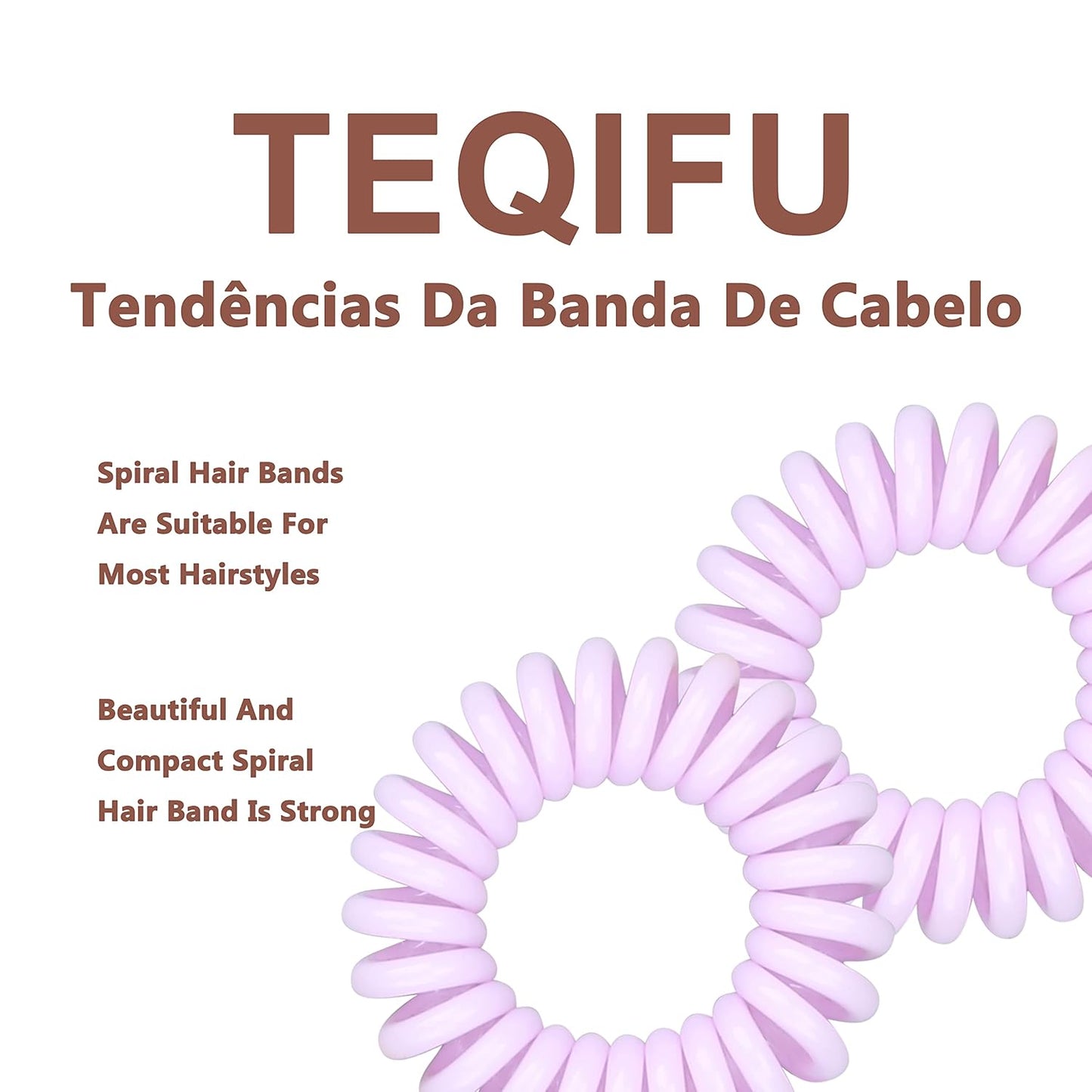 20 Pack Hair Elastics, No Crease Spiral Hair Ties Hair Bands Multi Color Waterproof Phone Cord Hair Scrunchies Hair Coils Accessories for Women Girls…