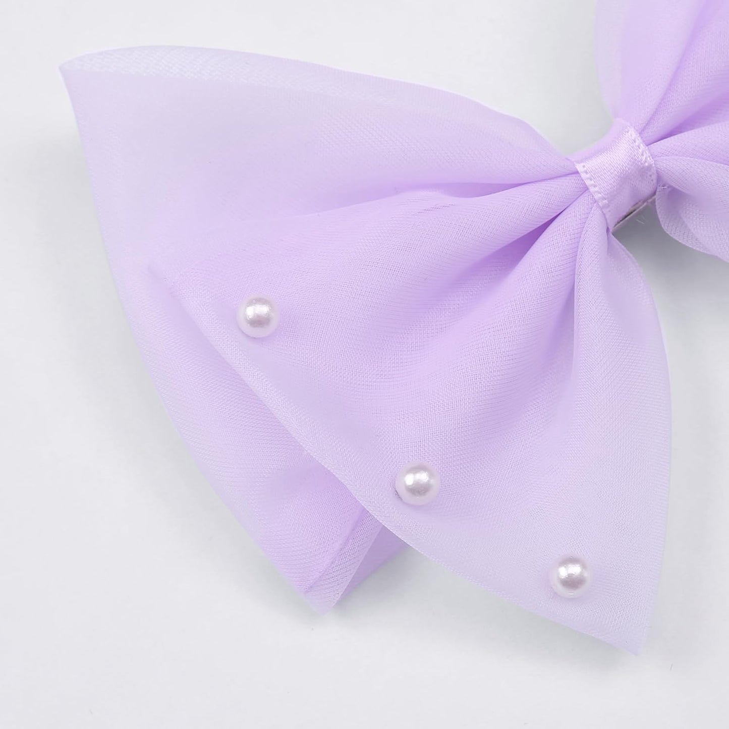 Elegant Hair Bow Set Sweet Styles with Crystal and Pearl Accents Fashion Hair Clips for Girls (Brown/Lavender/Black)