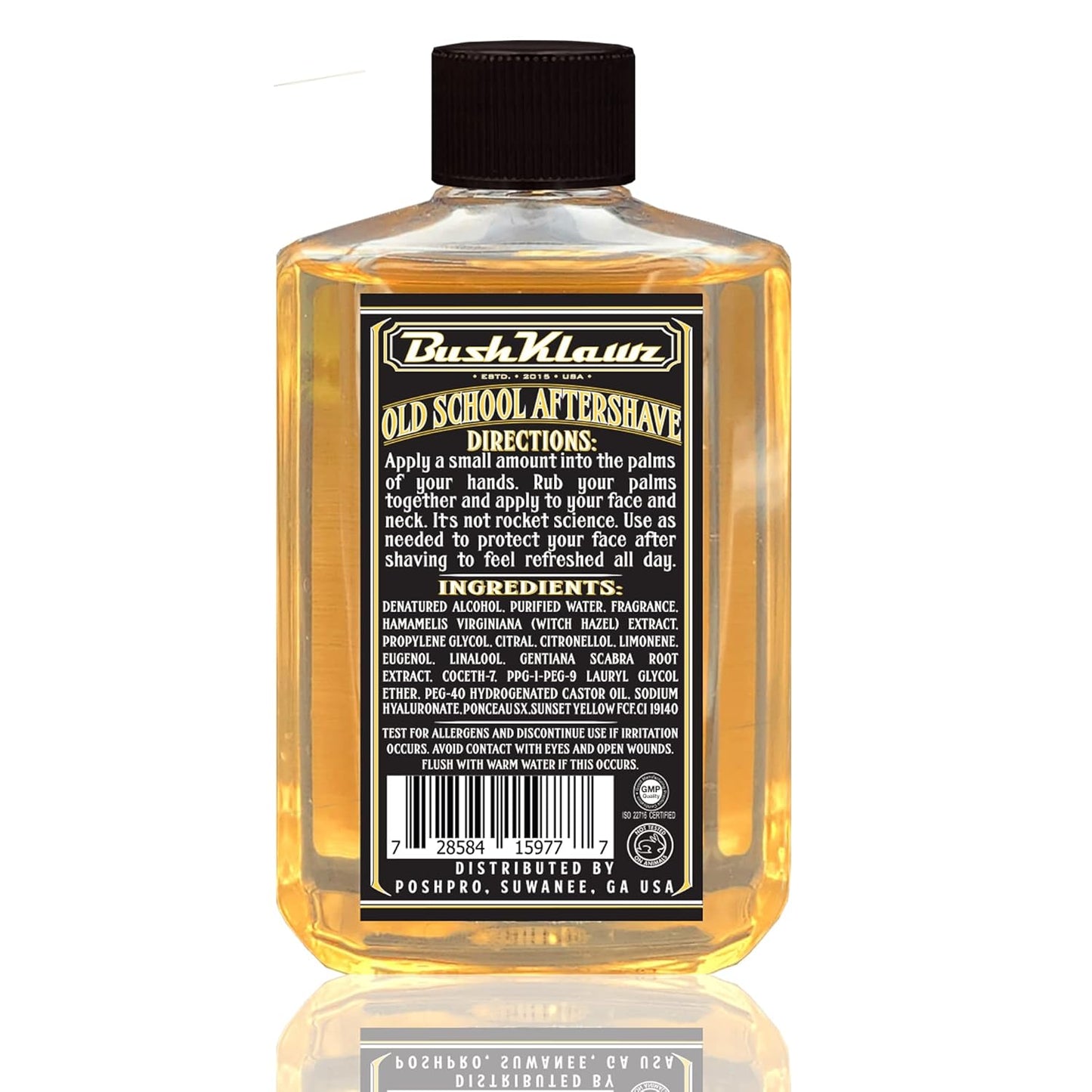 BushKlawz Classic Refreshing Cooling Soothing BarbershopBarbershop After Shave Lotion Balm Toner Splash Urban Prince Satisfy all Types of Viking Cannon Black Prime AfterShave Tonic Cologne