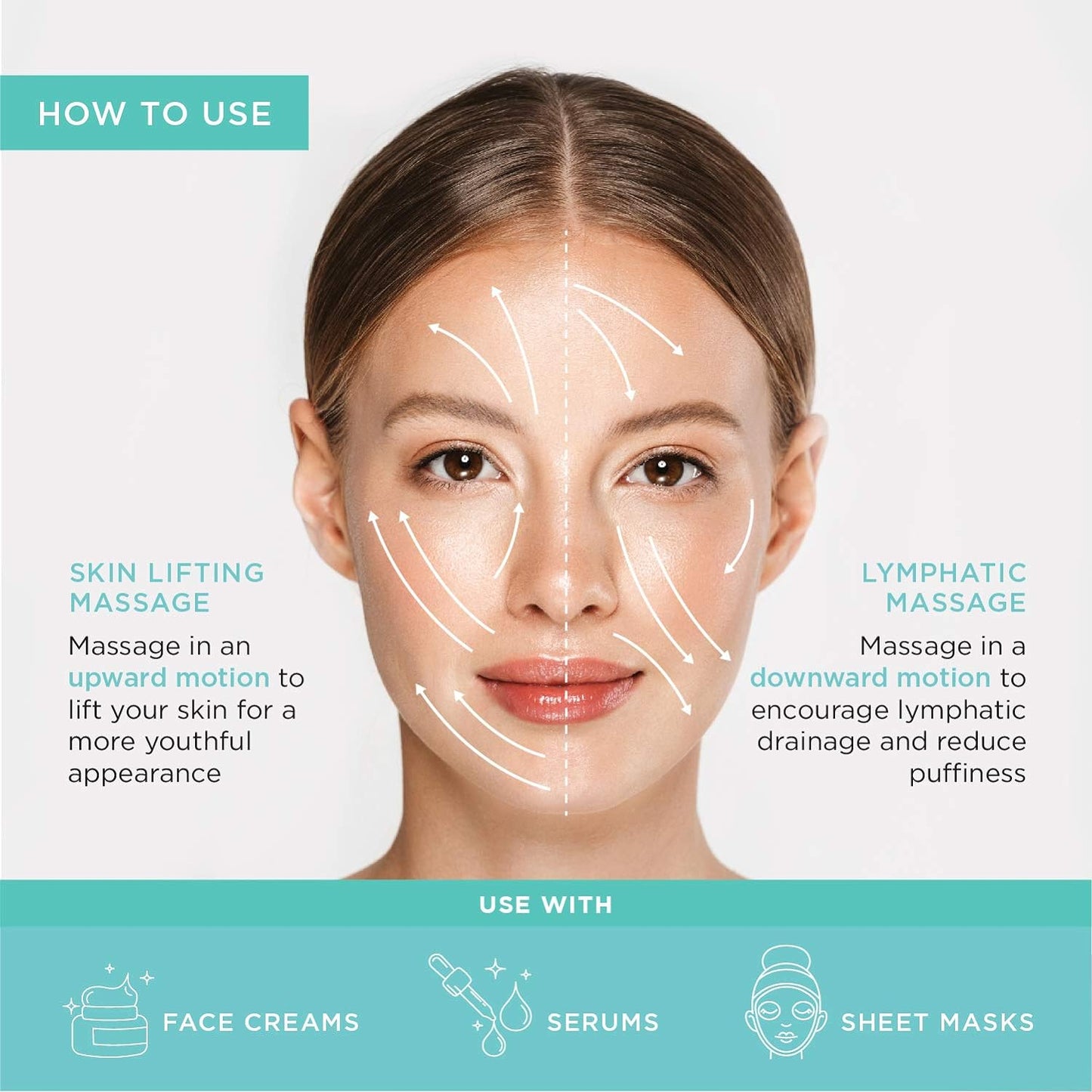 Ice Globes for Face, Freezer Safe and Highly Effective Facial Globes for Daily Beauty Routines, Face Roller to Reduce Puffiness, Enhance Circulation and Complexion (Blue, No Glitter)