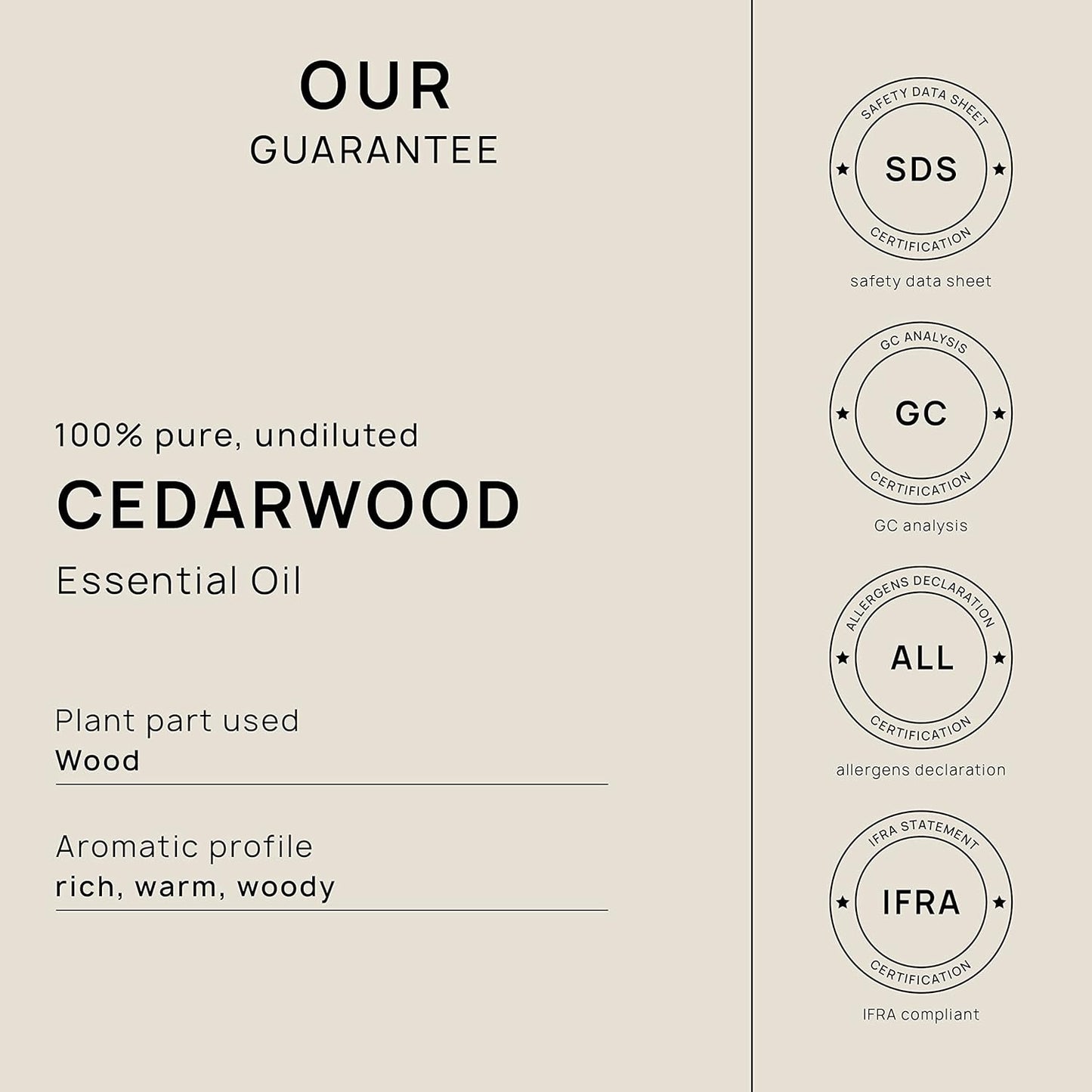 VINEVIDA Cedarwood Himalayan Essential Oil 32 oz - Undiluted Cedarwood Oil 32 oz - Cedarwood Candle Oil Scent - DIY Candle Scents for Candlemaking - Bulk Essential Oil for Soap Making Safe for Skin