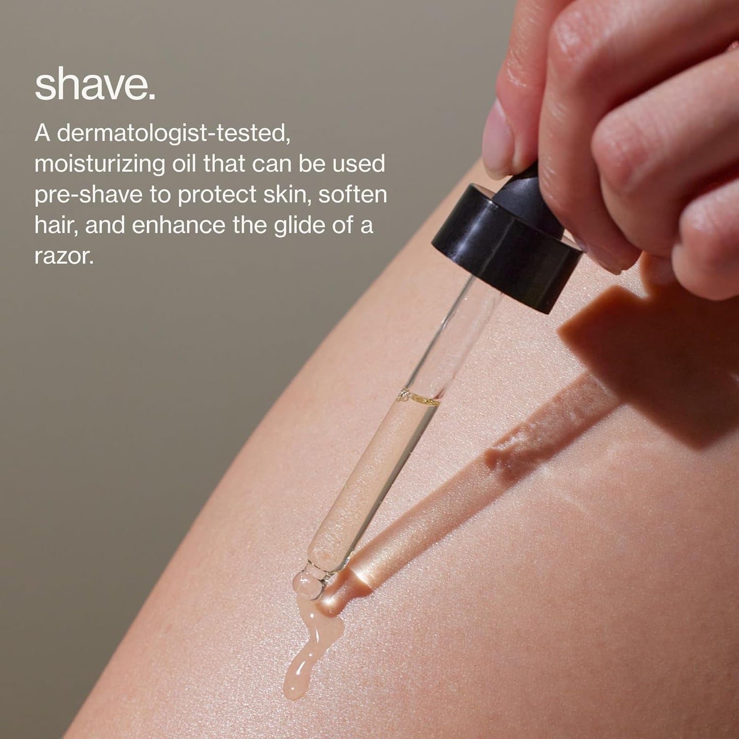 Maude Shave - Moisturizing Shave Oil for Hair Removal & Body Care - For Sensitive Areas, Legs, Underarms & Face - Made with Almond & Jojoba Oil + Light Cedarwood Scent (1 oz)