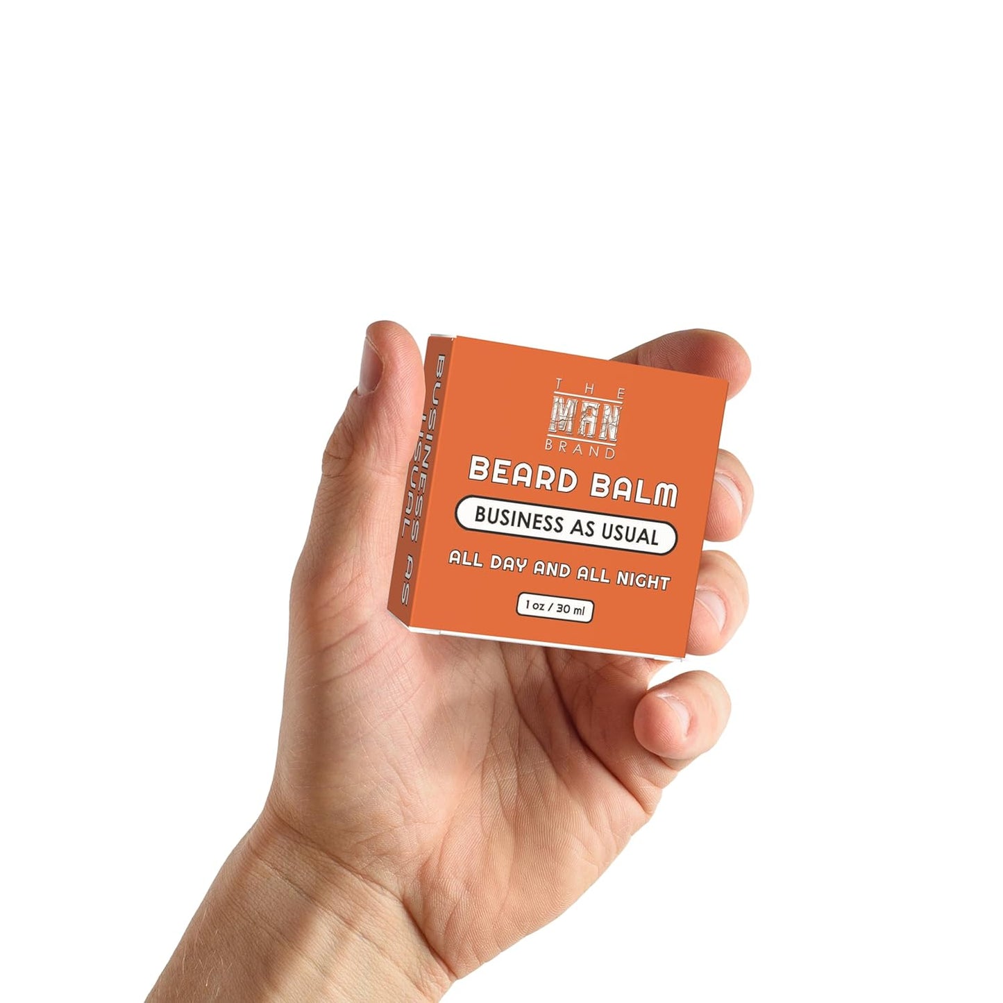 Business As Usaul Leave In Beard Balm for Men - Natural Beeswax Based Conditioning Formula for Styling and Care (1 Ounce, Business As Usual)