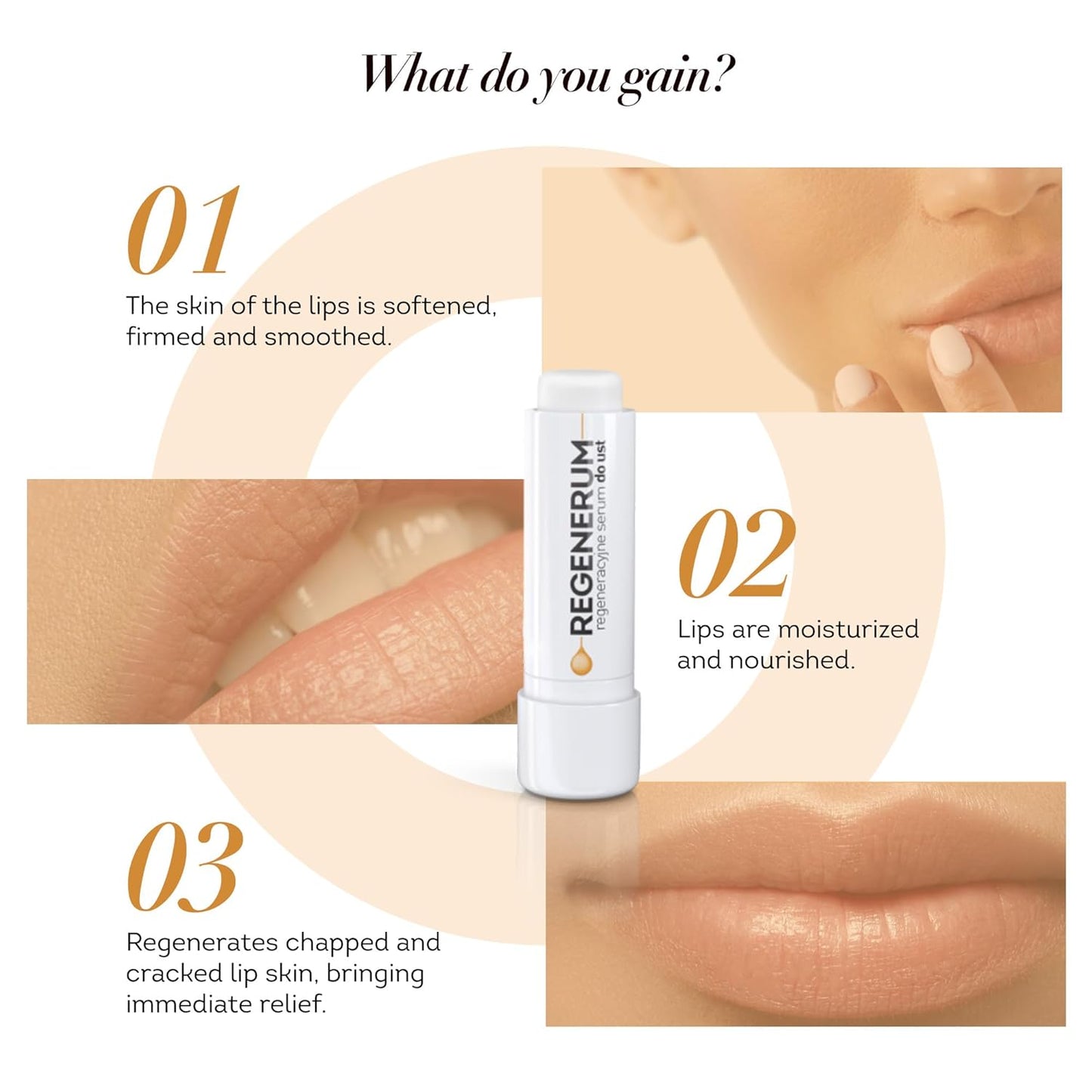 Lip Serum - Intensive Care for Dry, Chapped Skin - Hydrates, Nourishes, and Protects with SPF 15, Softens for Lasting Comfort - 5g