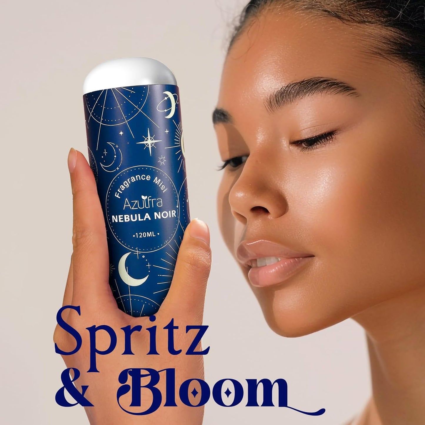 Body Spray for Wowen Nebula Noir, Hair & Body Fragrance Mist, Notes of Vanilla, Sandalwood & Musk, 4 fl.oz