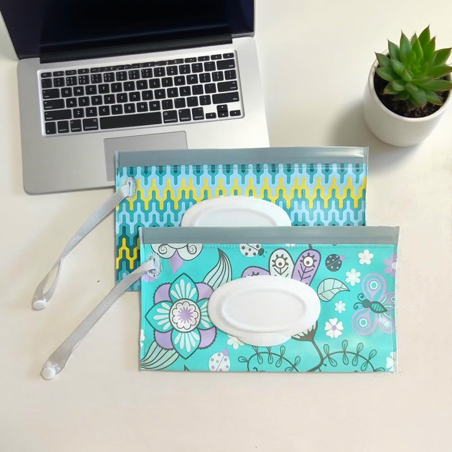 3Pack Baby Wipes Dispenser,Portable Refillable Travel Wet Wipe Pouch,Wipe Container for Bathroom,Car,Travel,Outdoor Camping Sports,Pet Nursery Care,Gifts for Baby Showers of New Parents