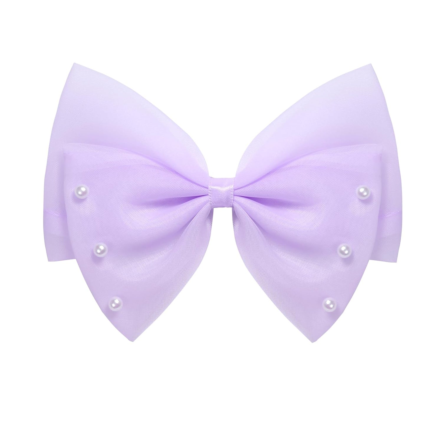 Elegant Hair Bow Set Sweet Styles with Crystal and Pearl Accents Fashion Hair Clips for Girls (Brown/Lavender/Black)