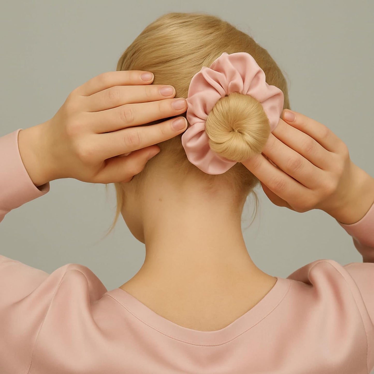 Lunya Washable Silk Scrunchies - Mulberry Silk Hair Ties - Multiple Color Options - One Size Fits Most