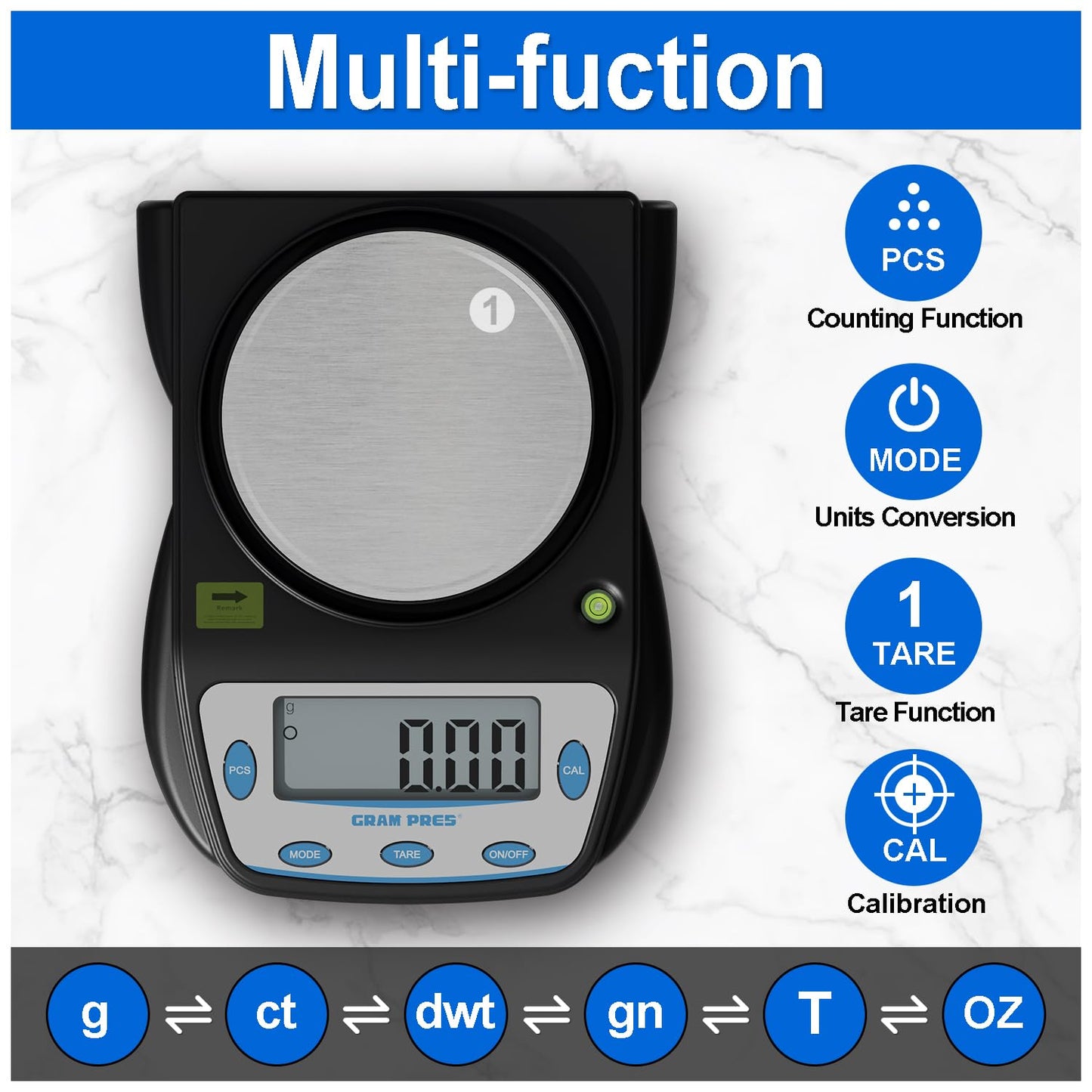 Digital Lab Scale 600g X 0.01g Accuracy,Precision Electronic Gram Scale,Analytical Balance Scientific Scale,for Jewelry, Powders, Coins, Etc.
