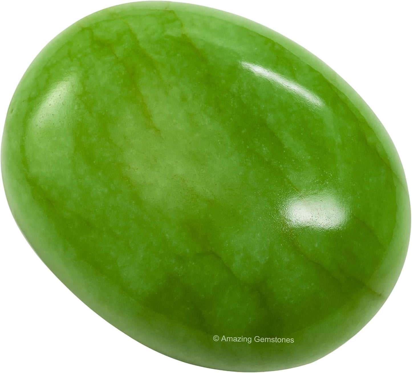 Amazing Gemstone Green Aventurine Crystals and Healing Stones - Large Palm Stone Crystals Piedra - Crystal for Good Luck, Positive Energy, Meditation - Unique Stocking Stuffers, Gifts for Women, Men