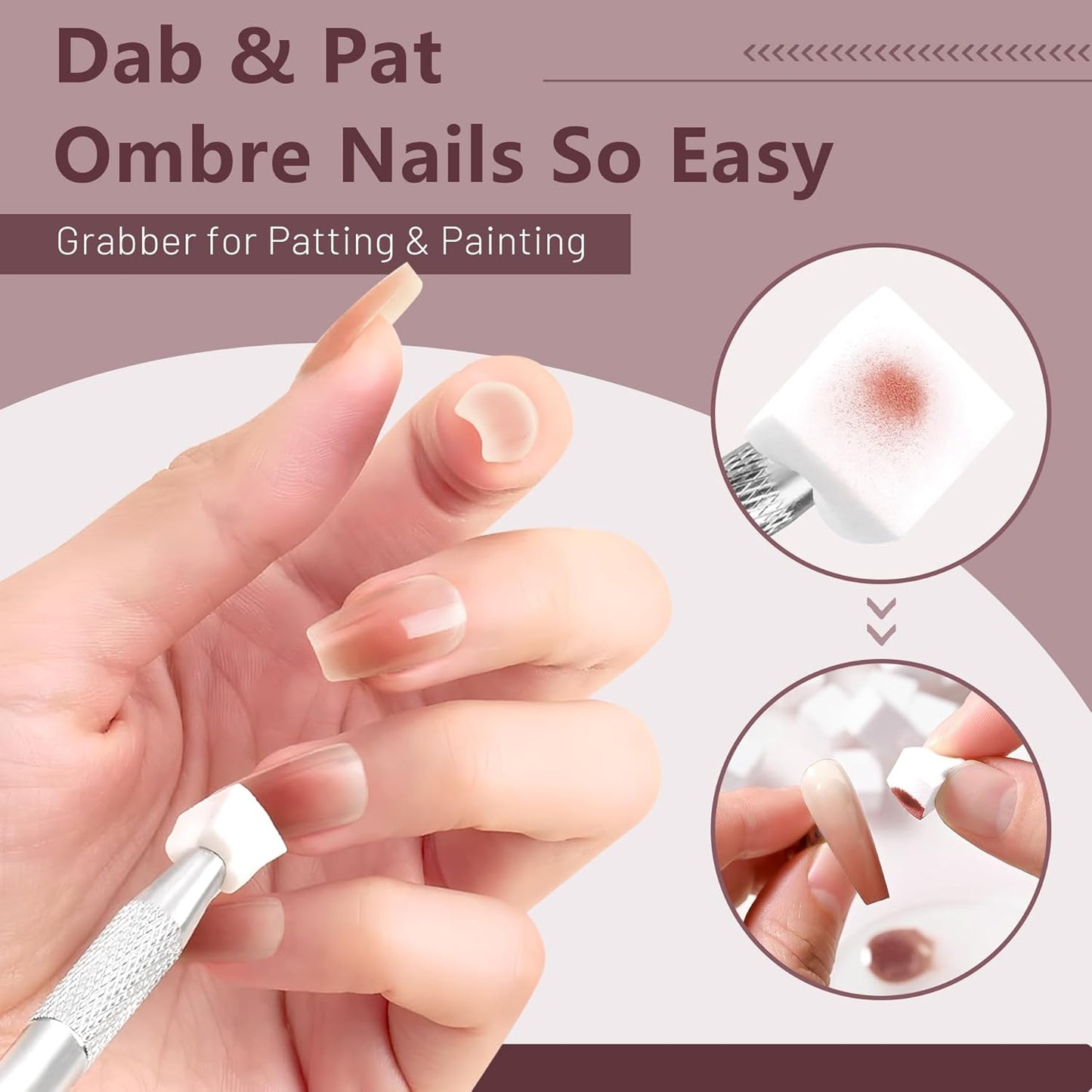 ABAC Fall & Winter Solid Gel Nail Polish Set Burgundy Red Purple Brown Colors w/Pro Brush No-Spill,Hema-Free Gifts for Women All Season