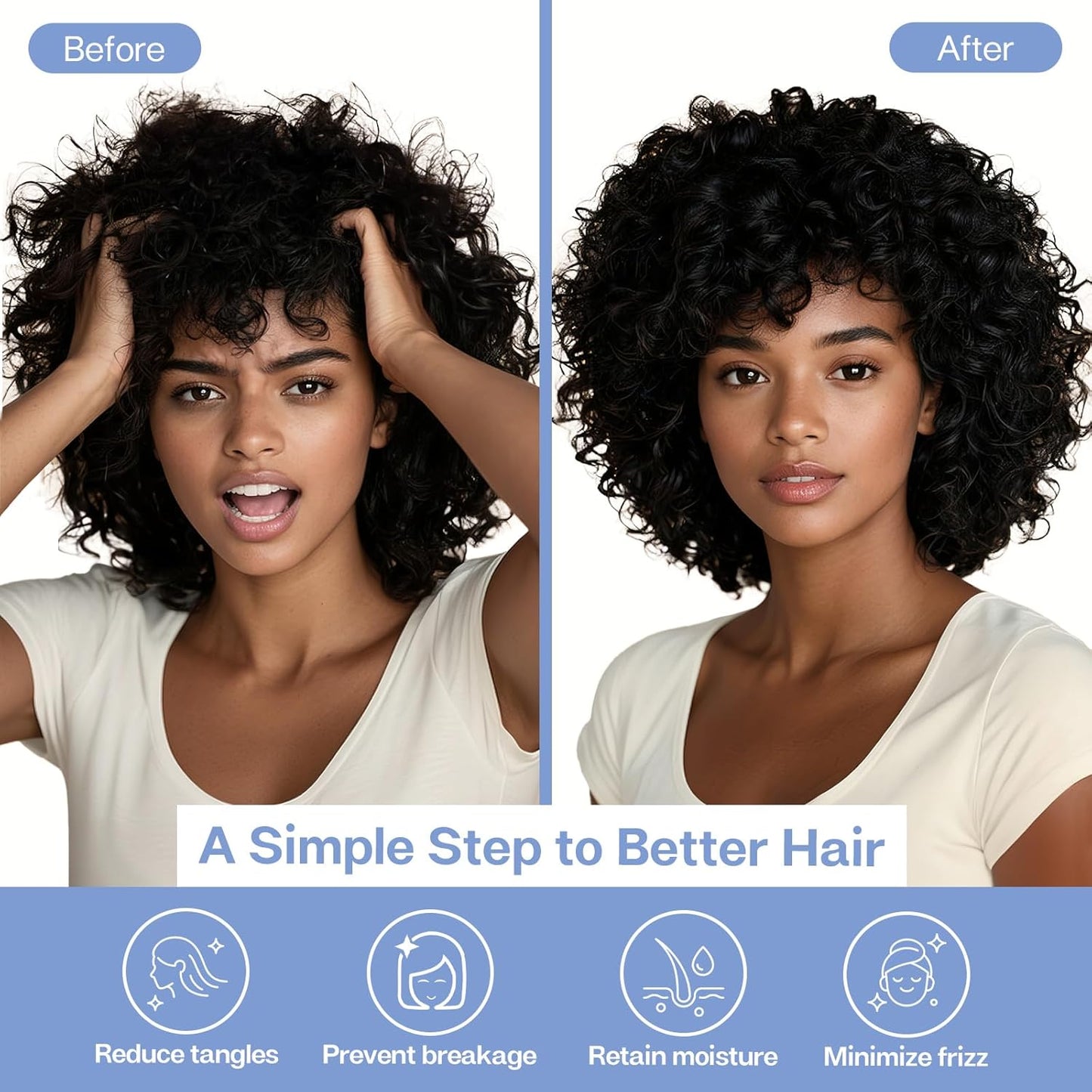 MR&HM Satin Body Pillow Cover, Soft and Breathable Body Pillow Case with Envelope Closure, Cooling and Silky Long Pillowcase for Hair and Skin,Grey (20x54, Sky Blue)