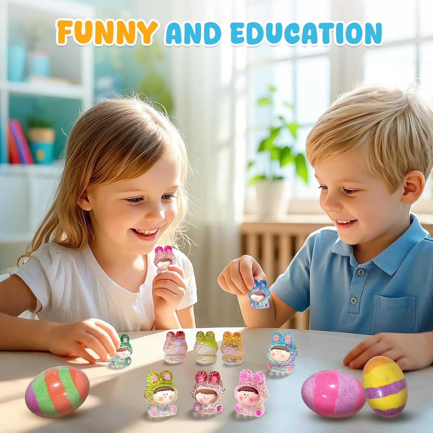 Bath Bombs with Toys Inside, Natural & Organic Kids Bath Bombs, Bubble Bath Kids, Perfect Birthday Gifts Set for Kid Boys and Girls Ages 3+