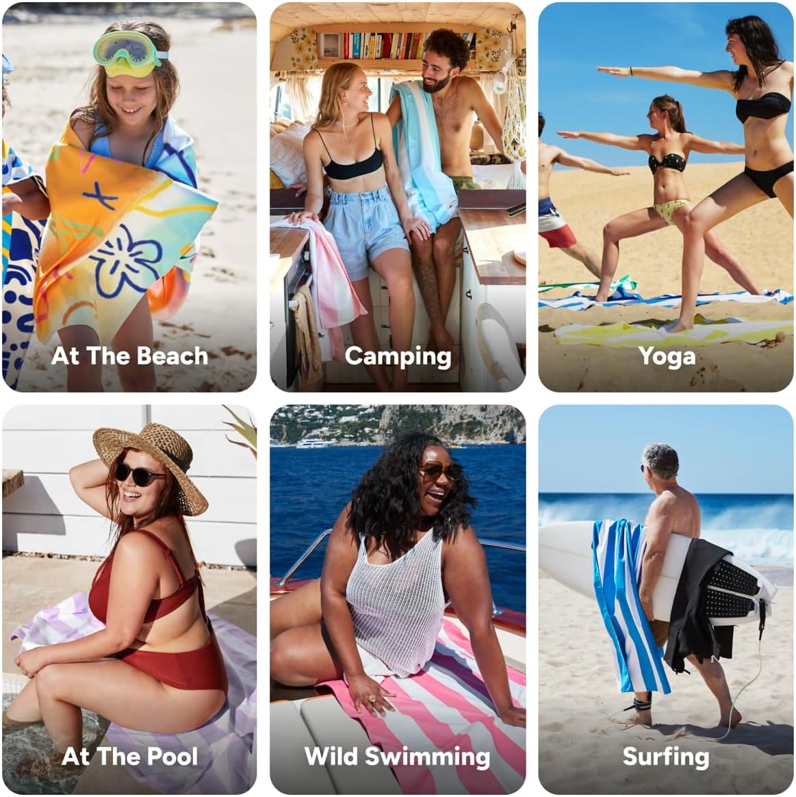 Dock & Bay Beach Towel - Quick Dry, Sand Free - Compact, Lightweight - 100% Recycled - Includes Bag - Turtley Tropical - Large (160x90cm, 63x35)