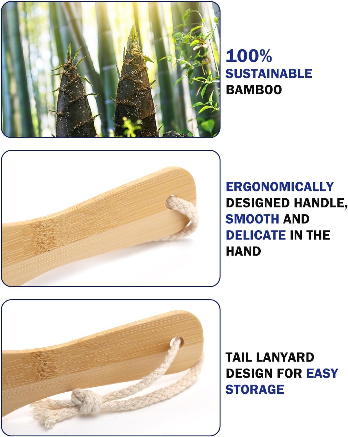 BEZOX Foot File Callus Remover with Bamboo Handle(1 PCS), Double-Sided Portable Foot Scrubber, Professional Pedicure Heel Sander for Smooth and Beautiful Feet - Dark