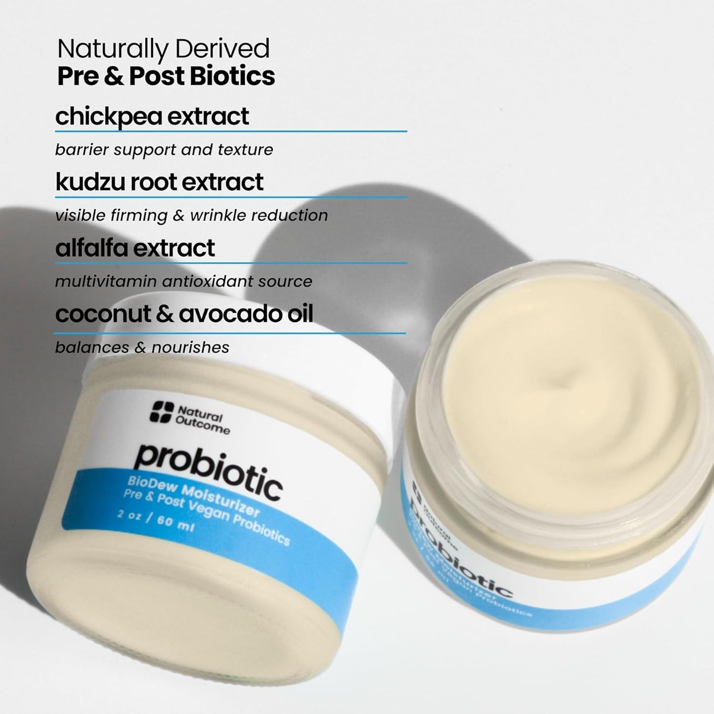 Pro Biotic Moisturizer - Probiotic Face and Skin Cream, Hydrating Vegan Bio Moisturizer, Organic, Cruelty-Free Skincare Solution for Radiant, Balanced Skin