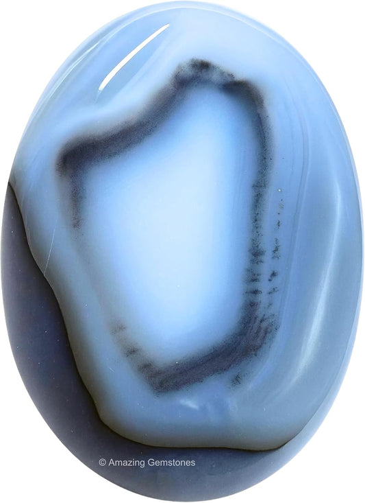 Amazing Gemstone Dendrite Agate Crystals and Healing Stones - Large Palm Stone Crystals Piedra - Crystal for Good Luck, Positive Energy, Meditation - Unique Stocking Stuffers and Gifts for Women, Men