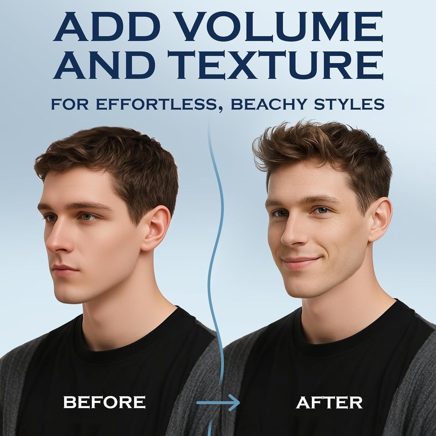 Sea Salt Spray for Men, Texturizing Hairspray, Stocking Stuffers for Man, Surf Spray Adds Instant Volume, Travel Essentials, Christmas Gift for Men, 8.8 Oz