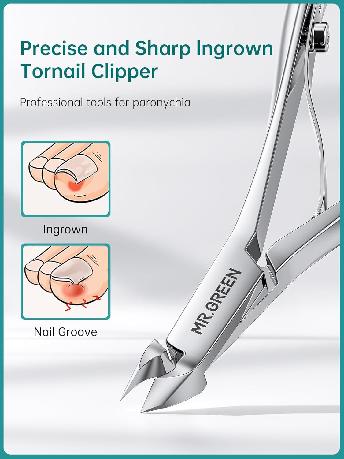 MR.GREEN 9-in-1 Manicure & Pedicure Set – Professional German Stainless Steel Nail Clippers Grooming Kit with Splash-Proof Nail Clipper & Genuine Leather Travel Case (Cognac Brown)