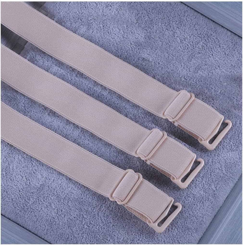 Magicmode 3 Pairs Bra Strap Replacement Elastic Adjustable Removable Multi Color