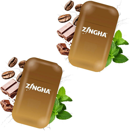 Caffeinated Aromatherapy Nasal Inhaler Stick – Natural Energy Boost with Essential Oils + Caffeine – Focus, Refresh & Breathe Easy (Mocha Latte)