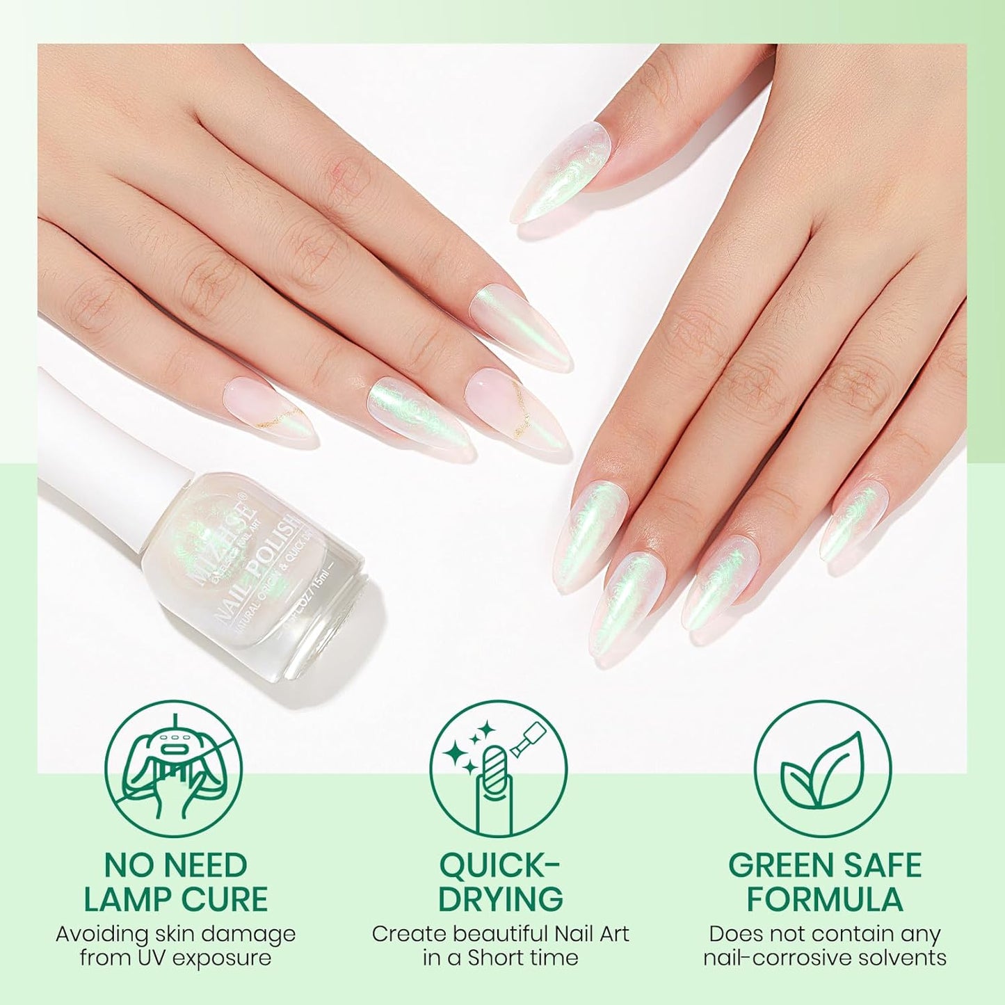 MIZHSE Cat Eye Gel Nail Polish