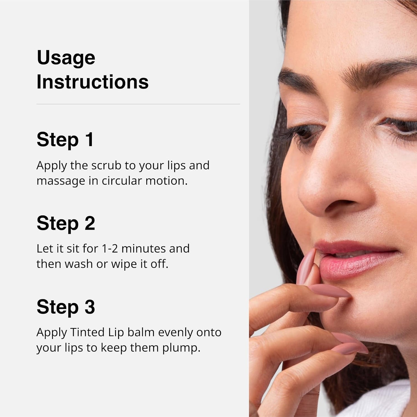 Lip Scrub Combo | Lightening Lip Scrub for Men and Women + Tinted Lip Balm for Women and Men Combo | Lip Balm Combo