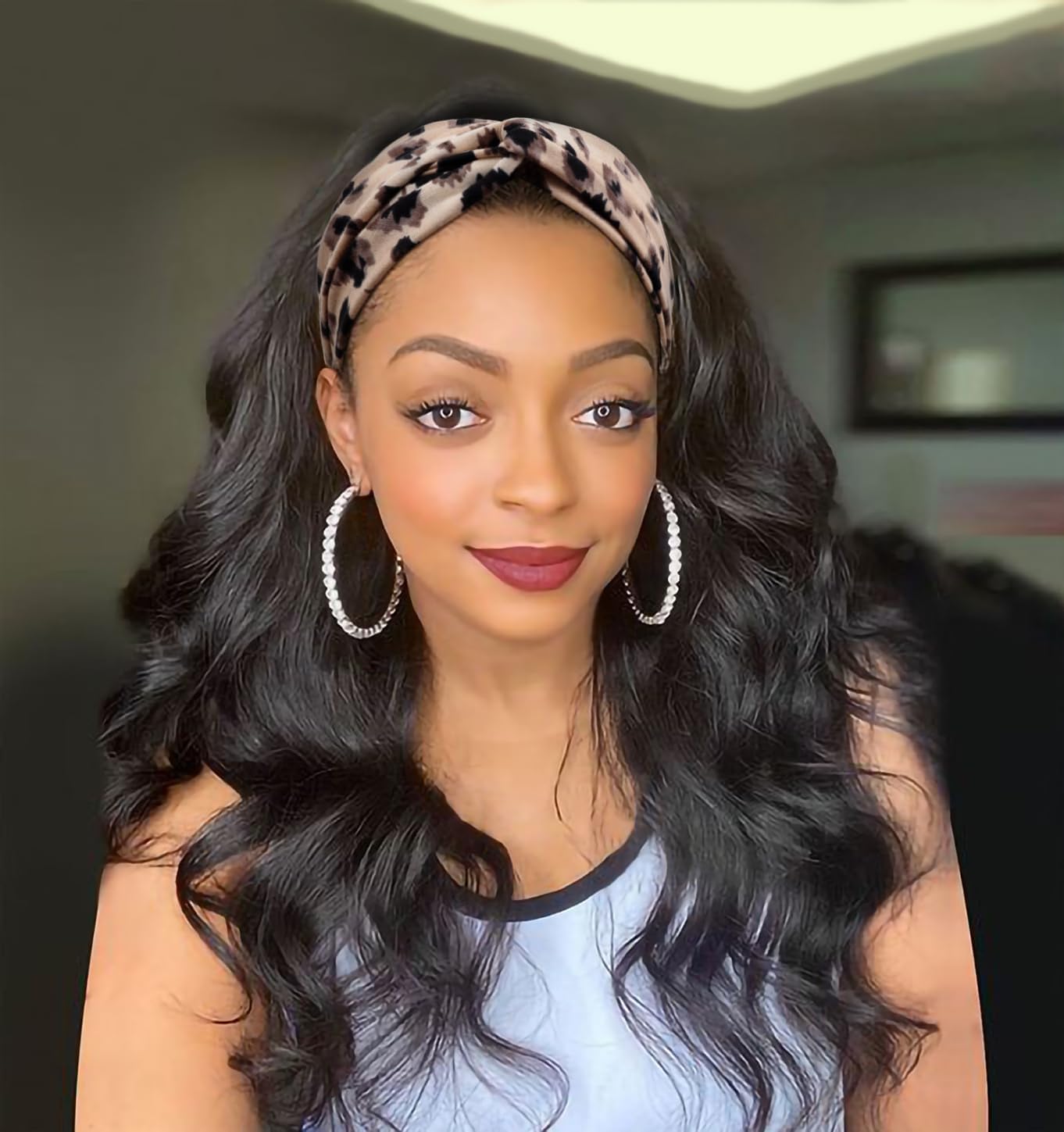 DRESHOW 8 Pack Headbands for Women Yoga Knotted Headbands Elastic Criss Cross Hair Accessories Sports Head Wrap Non Slip