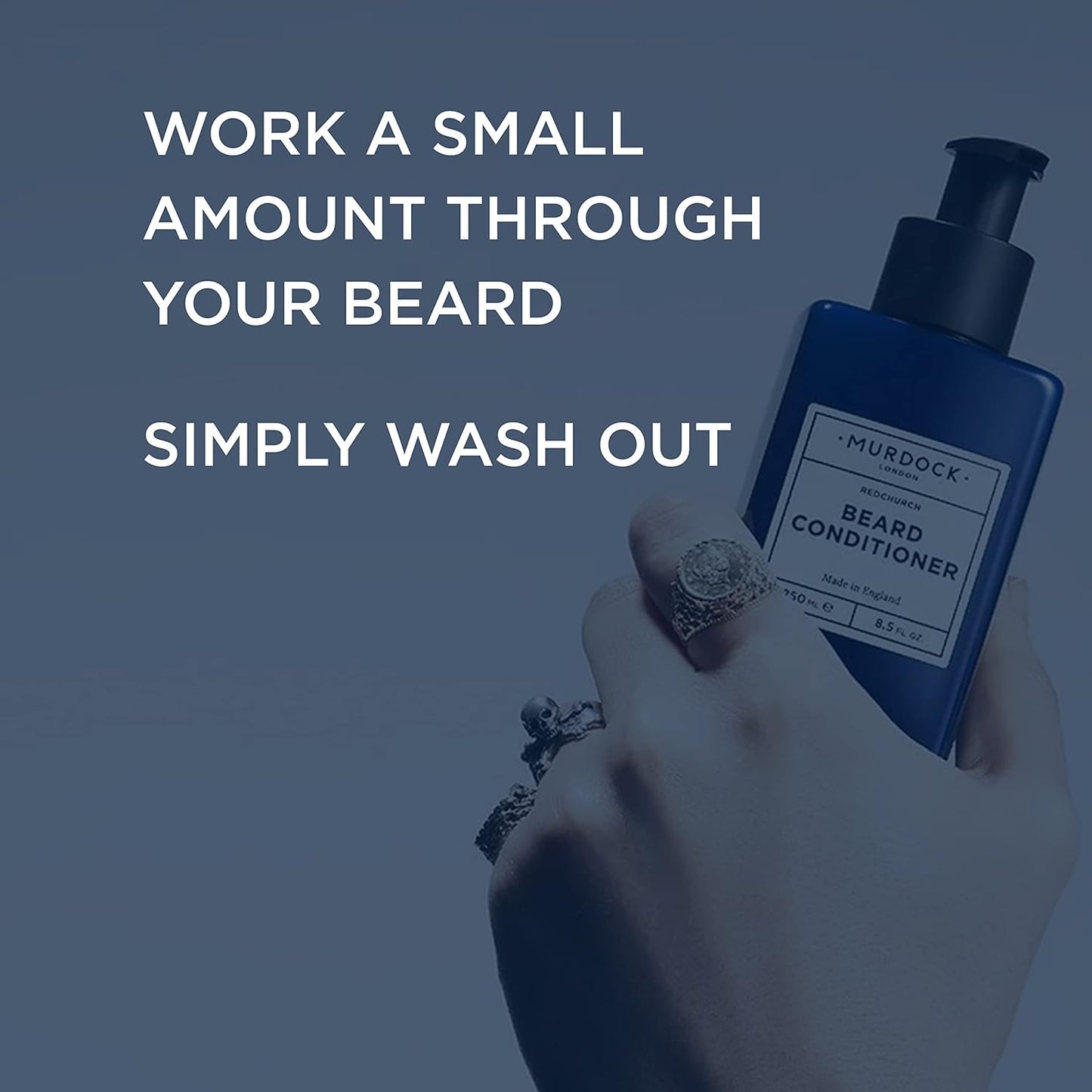 Murdock London Beard Conditioner for Men – Mens Beard Care Softener & Moisturizer with Clean Label Formula – Reduces Itch, Tangles & Hydrates Skin – Sulfate-Free & Barber-Approved (8.5 fl. oz.)