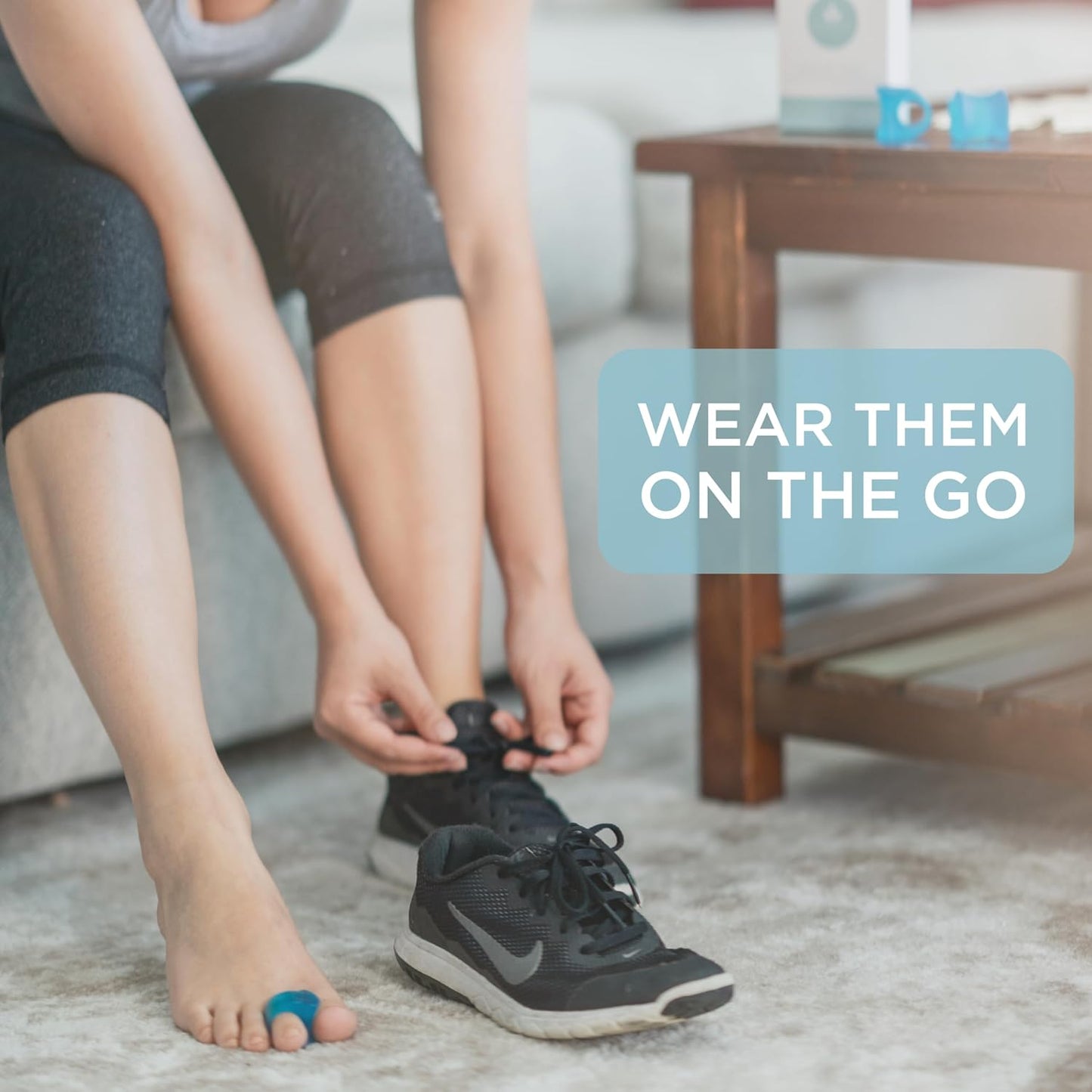 Mind Bodhi Single-Loop Toe Separators 4-Pack: Correcting Bunions and Restoring Toes to Their Original Shape - For Men and Women - Toe Spacers Bunion Corrector - Clear