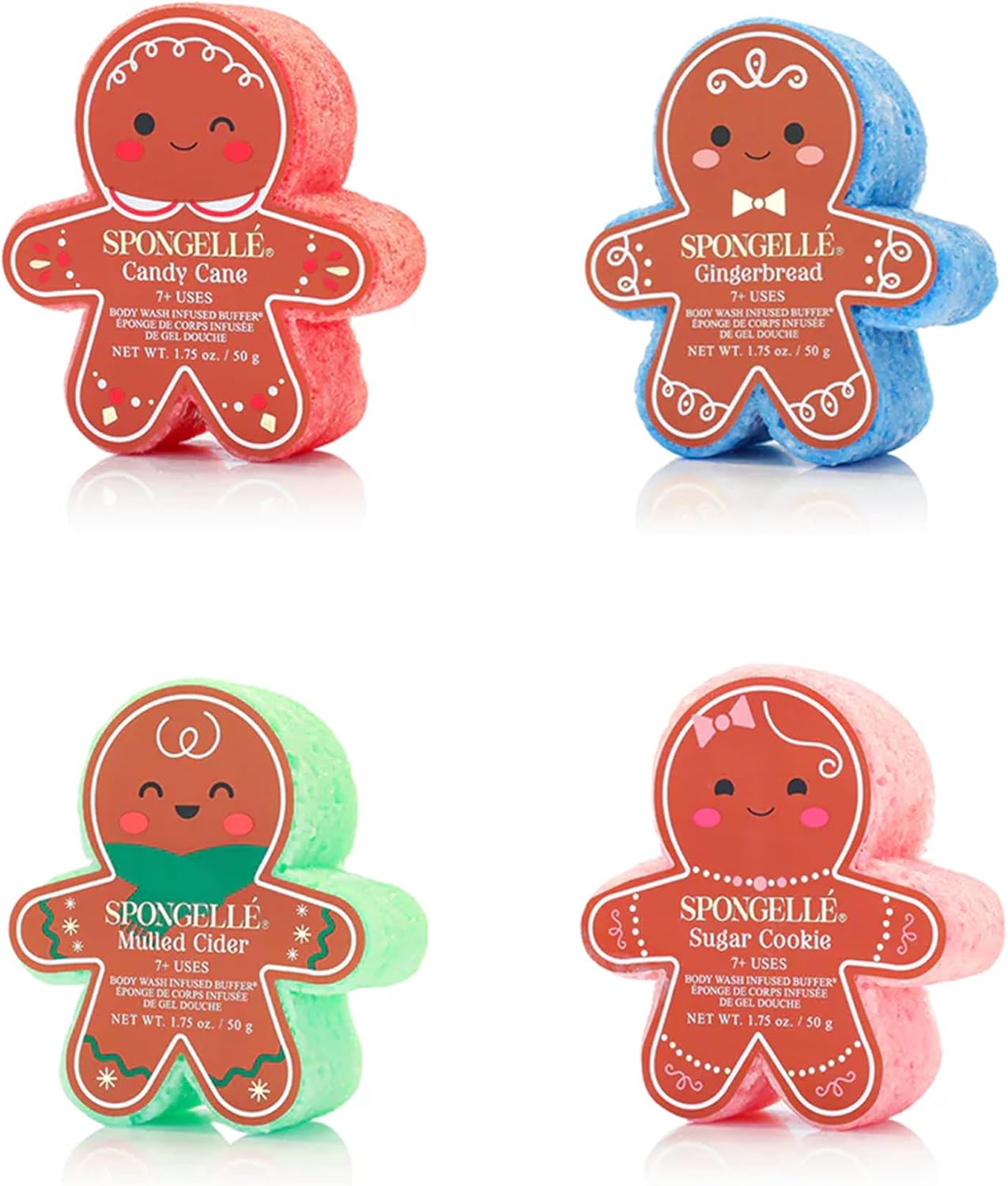 Spongelle Holiday Gingerbread Assorted Pack