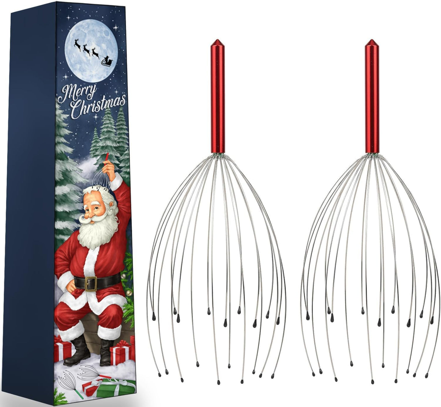 Head Massager Scalp Stocking Stuffers for Adults Men Women White Elephant Gifts Teens Gift for Men Who Have Everything Dad Christmas Mom Grandma Grandpa Him Her Stuffer Husband Ideas Boyfriend Father