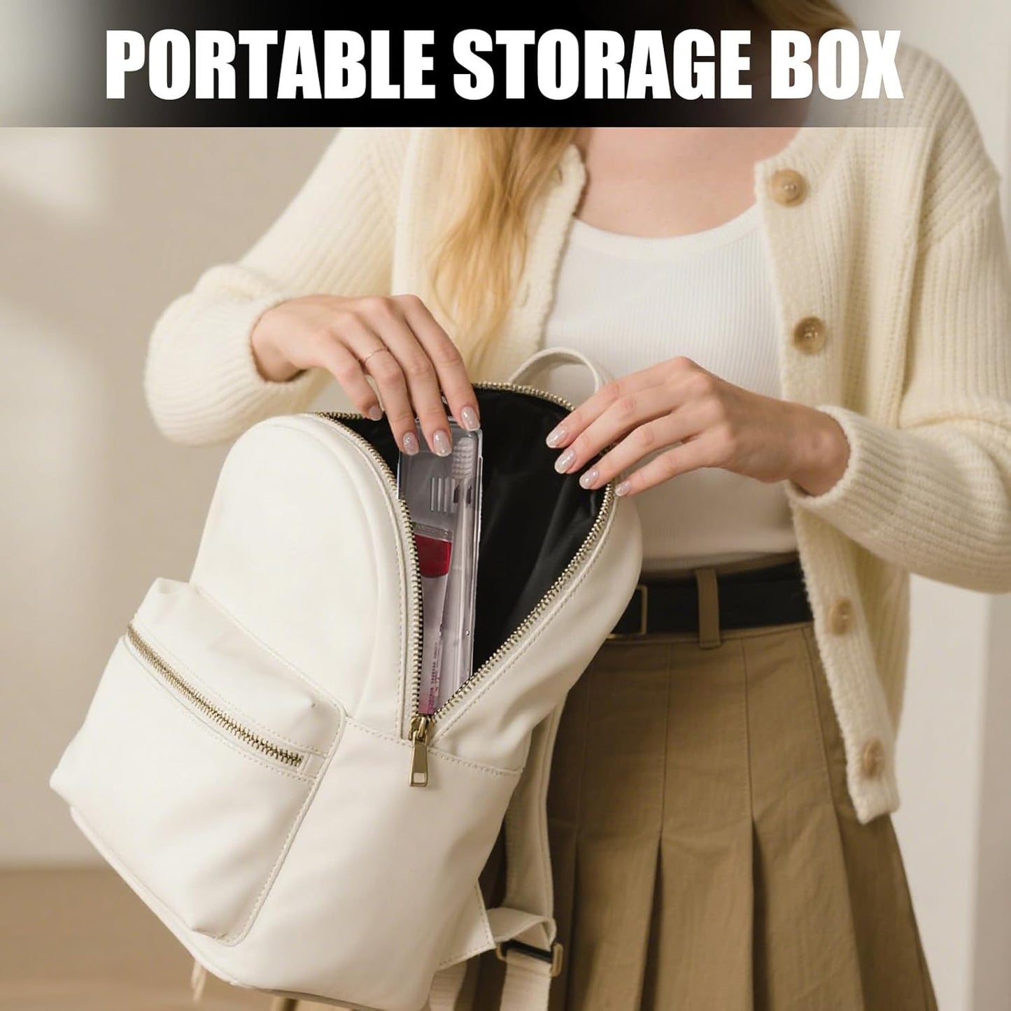 4Pcs Toothbrush Travel Case, Plastic Portable Tooth brush Holder for Traveling, Bathroom, Camping