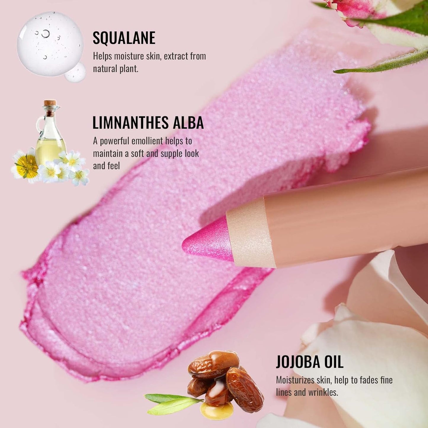 Oulac Halloween Black Eyeshadow Stick – Twist-Up Waterproof Pencil, Long Lasting & Smudge-Proof, Vegan & Cruelty-Free, 1.25g, WM05 Nocturnal