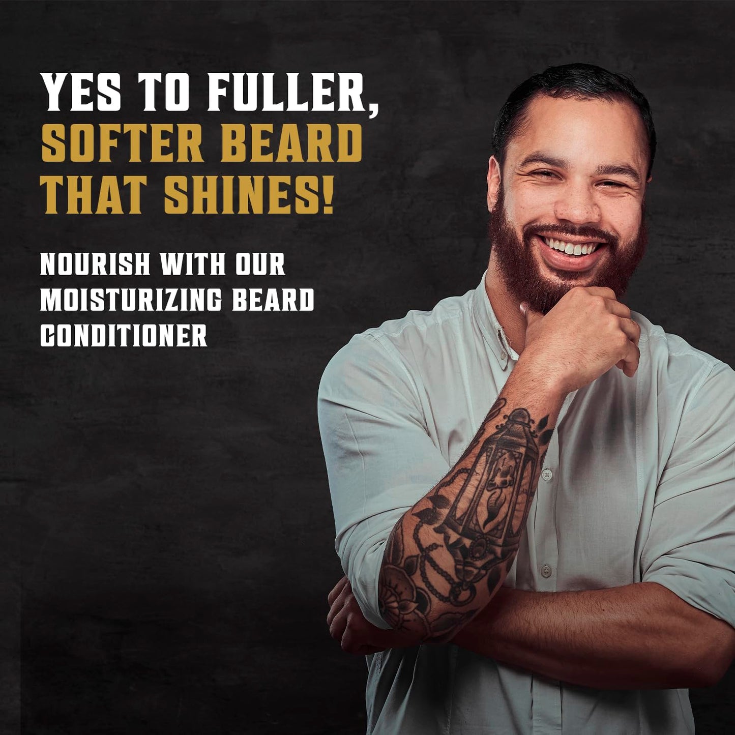 Viking Revolution Beard Wash and Beard Conditioner for Men with Argan Oil and Jojoba Oil - Beard Softener and Strengthener Beard Care Beard Shampoo and Conditioner with Beard Oil (17oz, Sweet Tobacco)