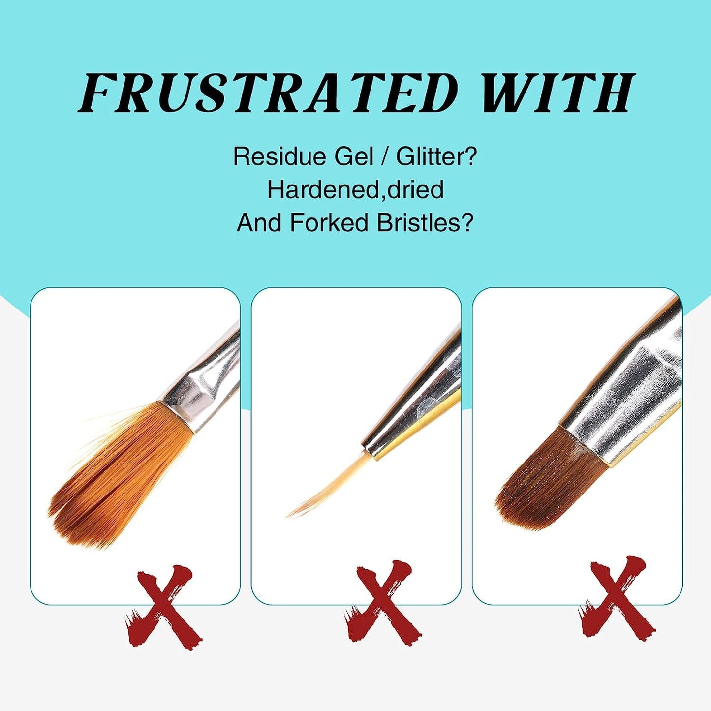 LOUINSTIC Nail Art Brush Cleaner 2 oz - Nail Brush Cleaner and Conditioner for Solid Gel Polish/Nail Extension Gel/Acrylic Nail Brushes, Quickly and Easily Acrylic Nail Brush Cleaner and Restorer