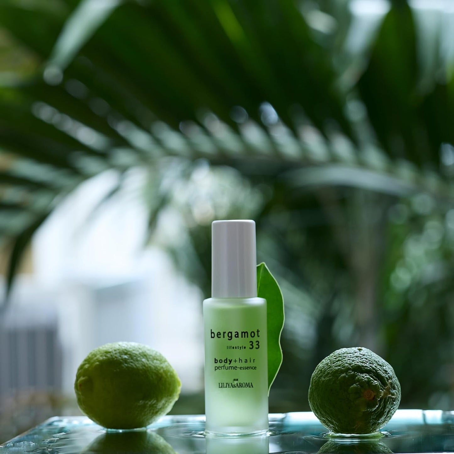 Liliya's Aroma Bergamot 33 Essence-Perfume for body and hair mist | Calabrian Bergamot | Pink Grapefruit | Vetiver Essential Oils | Gourmand Scent | Vegan 1.8 Fl Oz