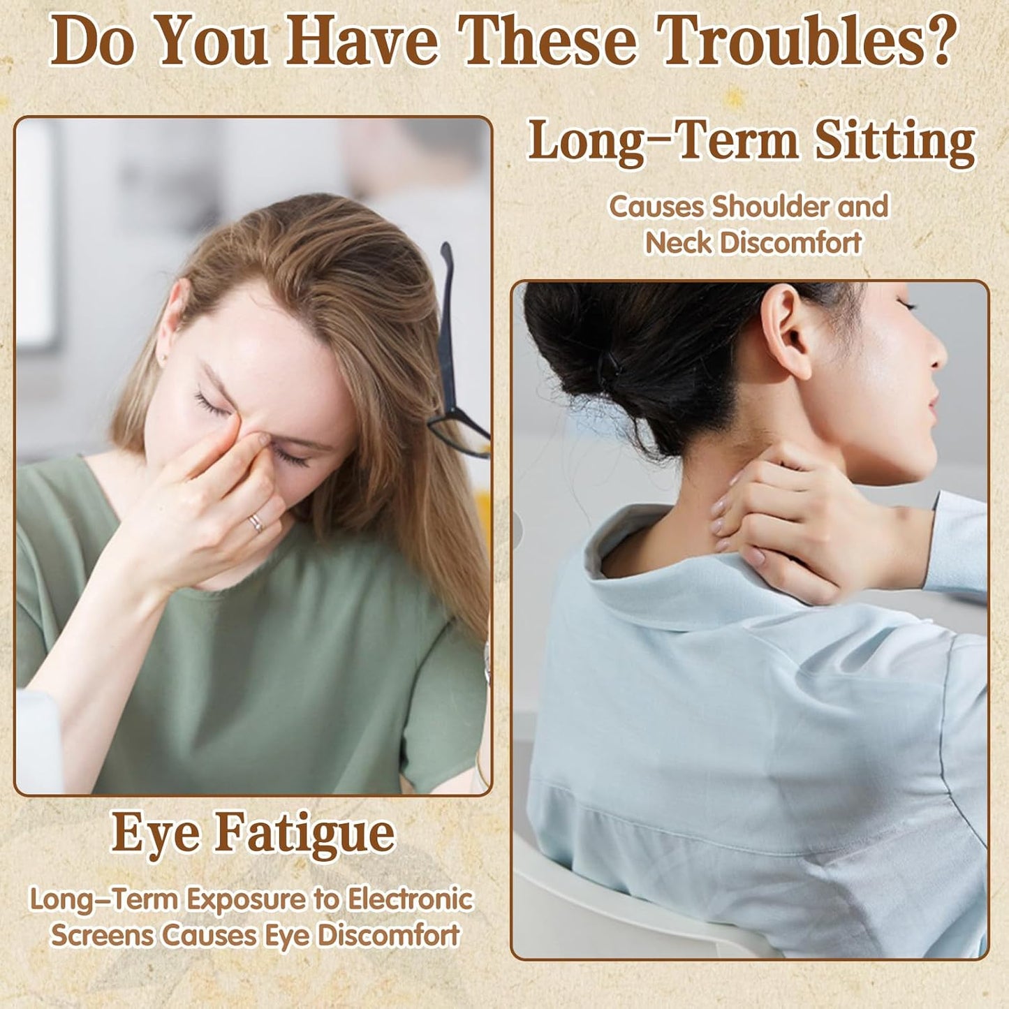 2Pcs Meridian Comb Fivetouch Therapy Comb Sandalwood Massage Claws Guas Sha wood therapy Tools ergonomic for Head Face Eye Nose Massager Brush Relaxation Wellness