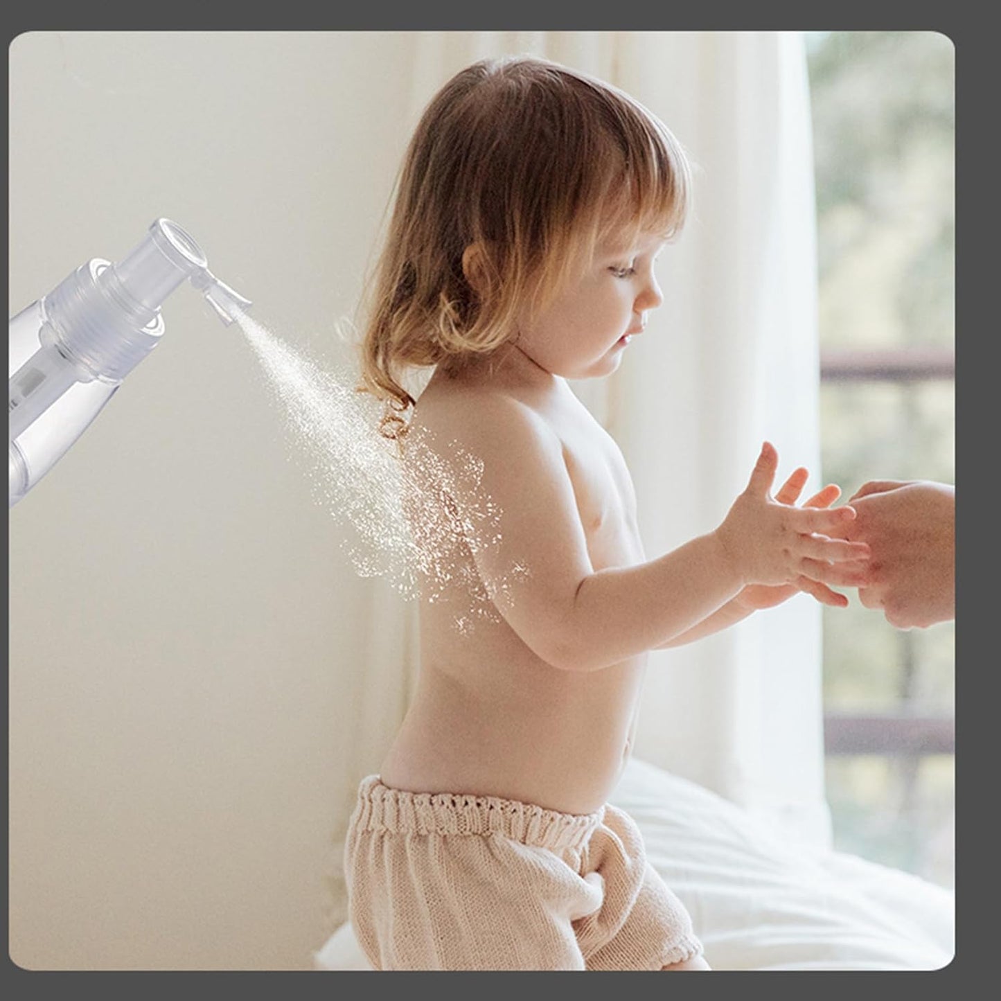 Aethland Powder Spray Bottle for Dry Shampoo, 2pcs Talc and Powder Applying Bottle, Refillable Hair Fiber Applicator for Hair Salon, Cleaning, Plants, Misting & Skin Care (180ml+180ml)