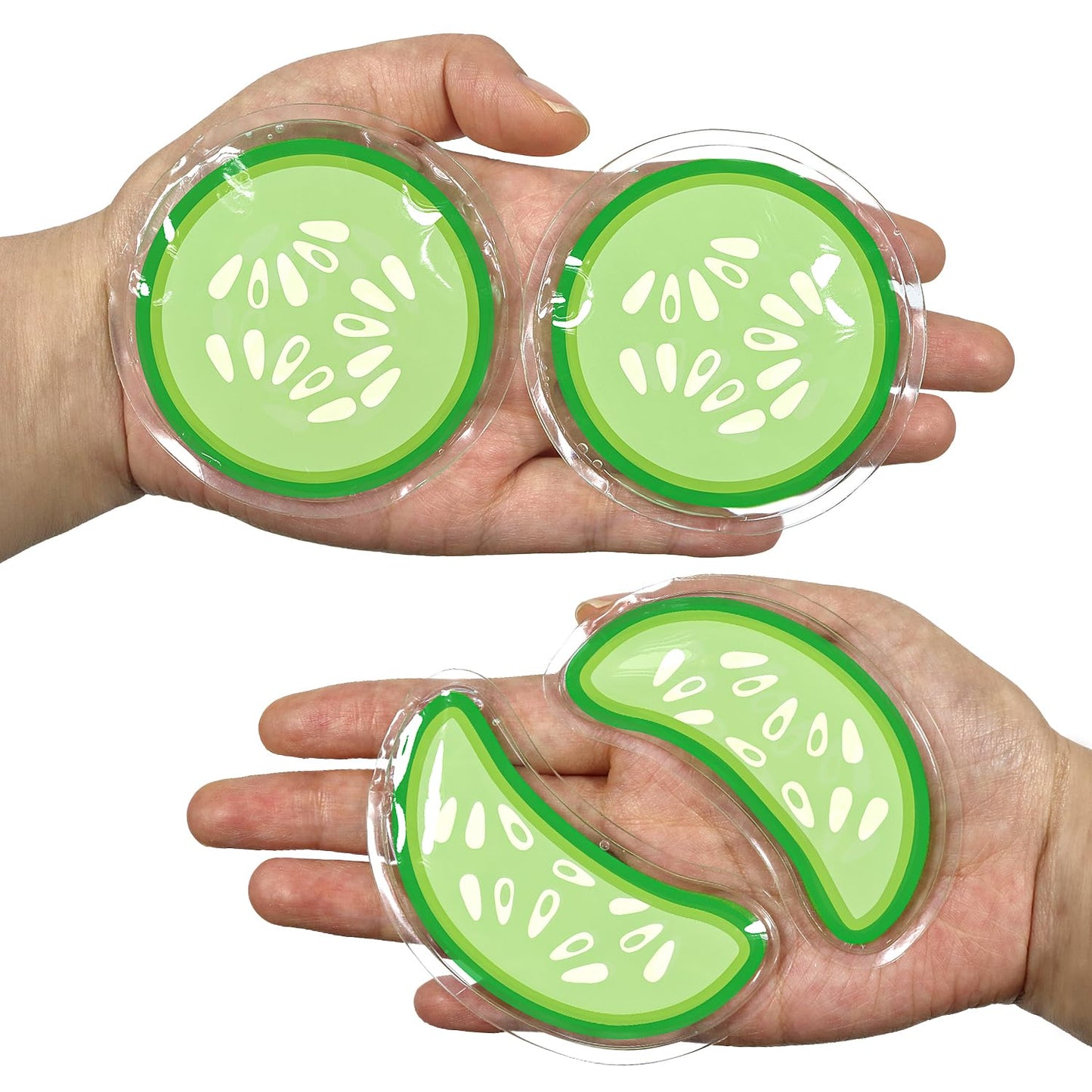 ZNÖCUETÖD Reusable Gel Eye Pads for Puffiness & Dark Circles - Cold/Warm Therapy Compress with Cooling Under Eye Patches, Reduces Wrinkles & Redness, Pain Relief Eye Mask for Relaxation