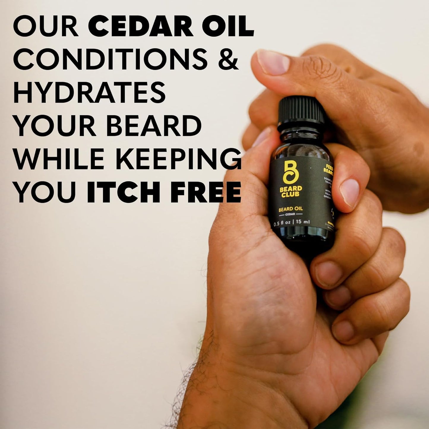 The Beard Club Beard Care Kit & Mens Grooming Kit - Essentials for a Healthier Looking, Stylish Facial Hair - Straight Edge Razor, Shampoo, Cedar Balm & Oil, and Boar Bristle Brush