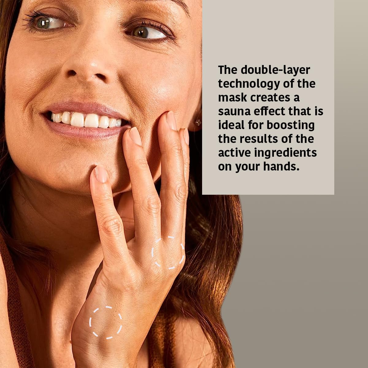 IROHA NATURE Nourishing Hand Mask Gloves | 4 Pairs | Argan & Macadamia Oil | Intense Nutrition for Dry Hands | 93% Natural Ingredients | Vegan