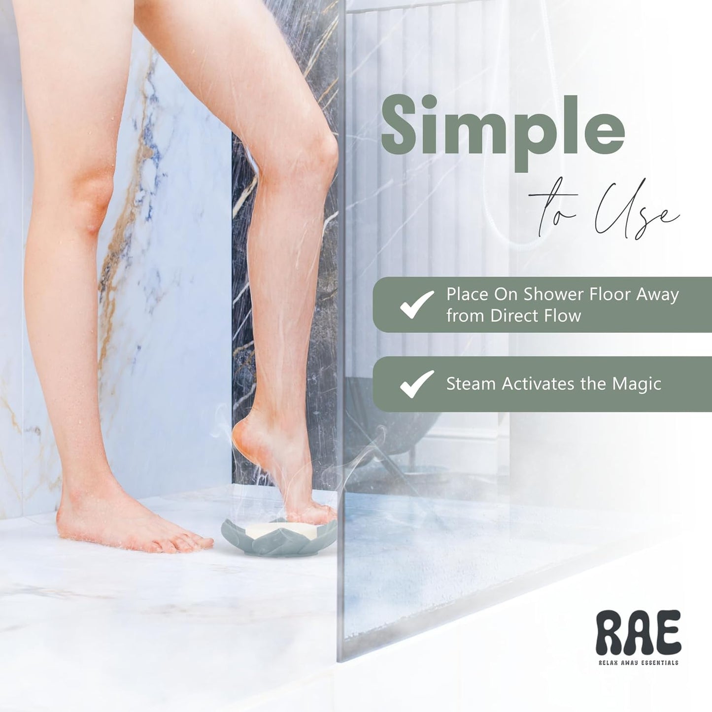 Relax Away Minty Shower Steamers 6 Pack - Menthol Infused Aromatherapy - Refreshing Orange, Eucalyptus, Lavender, Peppermint, Grapefruit, Spearmint - Relieve Stress & Soothe Sinuses